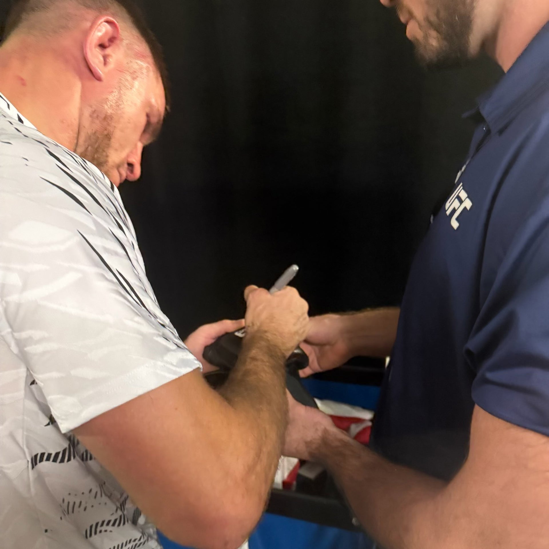 Nikolay Veretennikov Signed 1-of-1 Fight Worn Gloves UFC 320: Ankalaev vs Pereira 2
