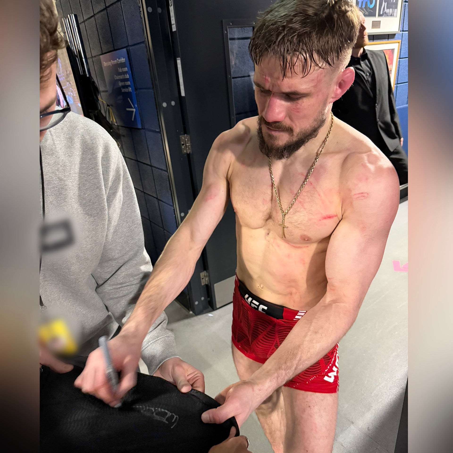 Nathaniel Wood Signed 1-of-1 Fight Worn Jersey UFC Fight Night: Evloev vs Murphy