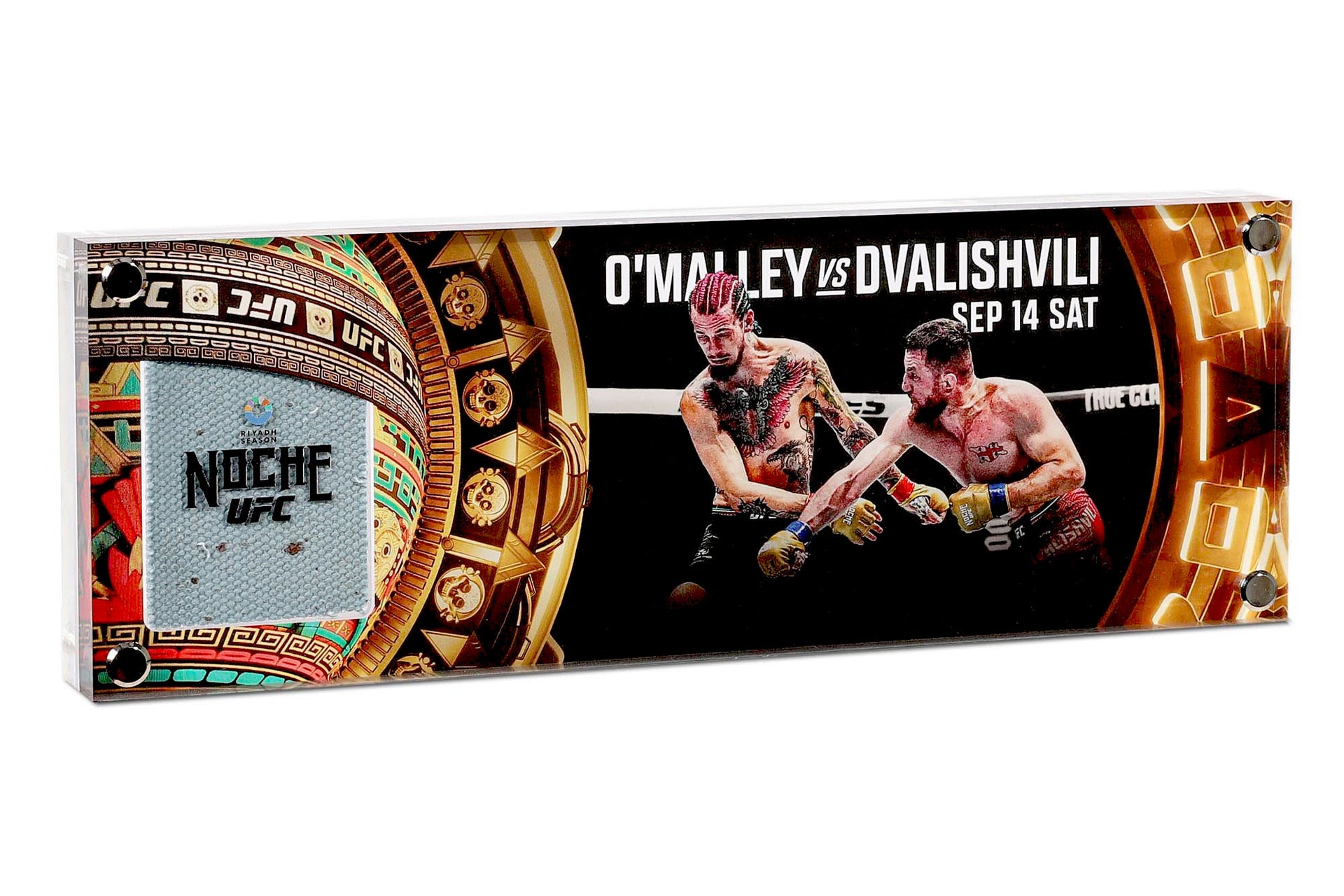 Noche UFC: O’Malley vs Dvalishvili Limited Edition Canvas in Acrylic