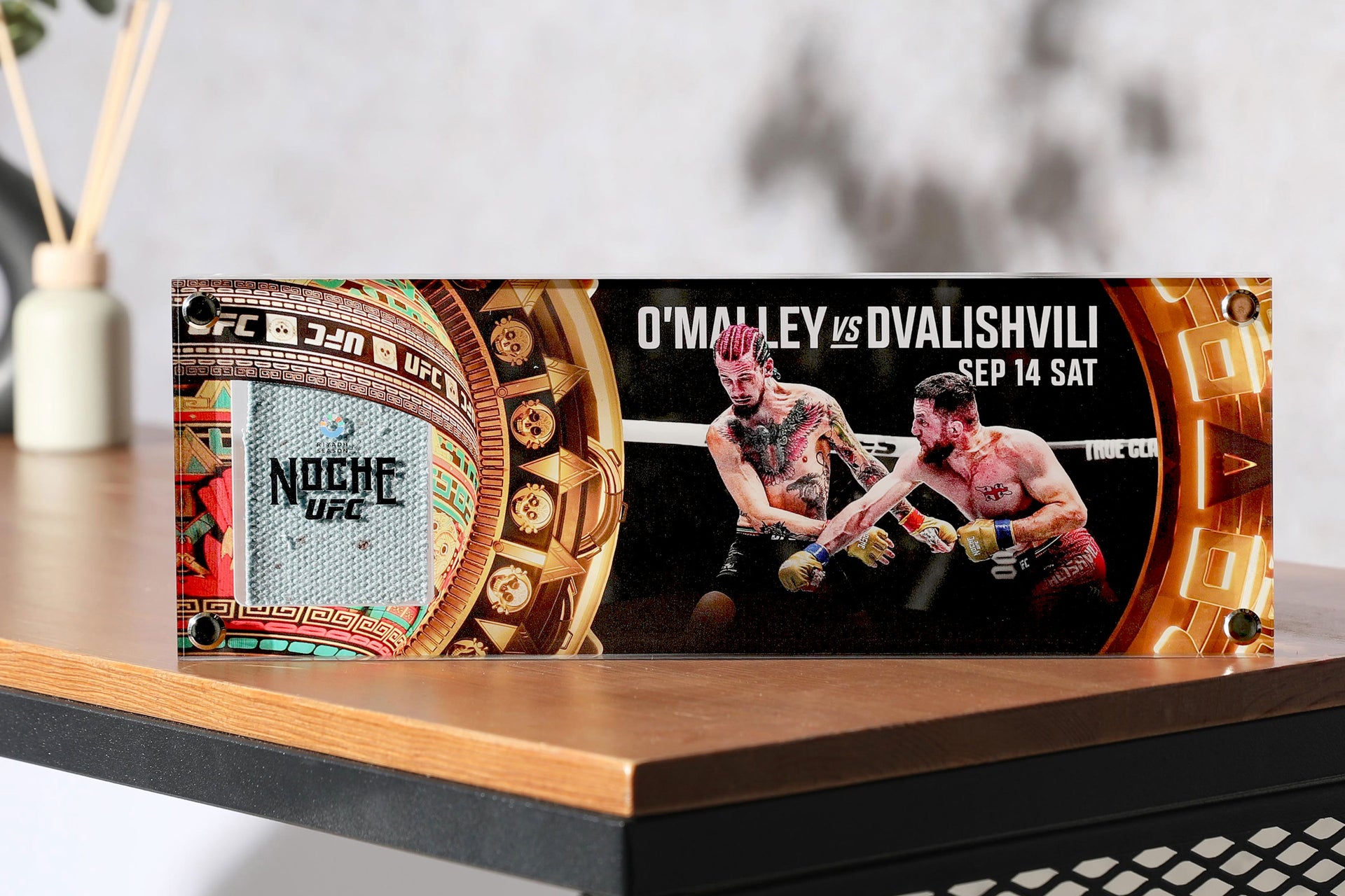Noche UFC: O’Malley vs Dvalishvili Limited Edition Canvas in Acrylic