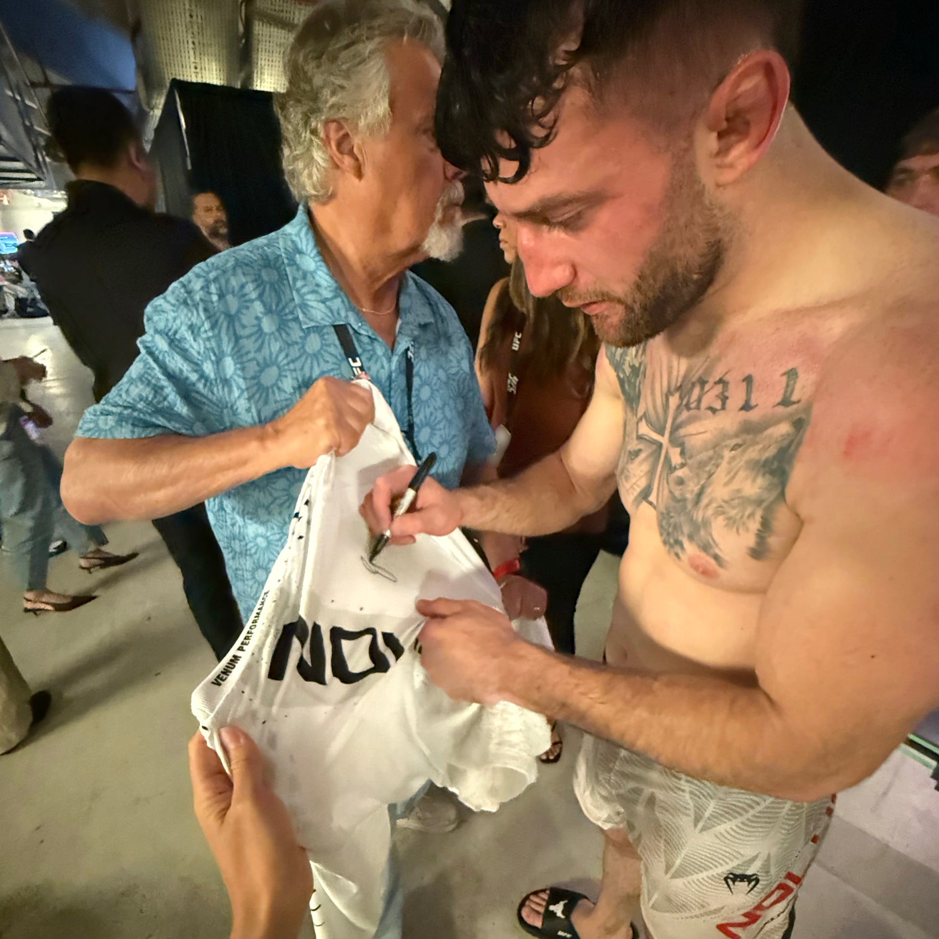Eric Nolan Signed 1-of-1 Fight Worn Jersey UFC Fight Night: Fiziev vs Torres