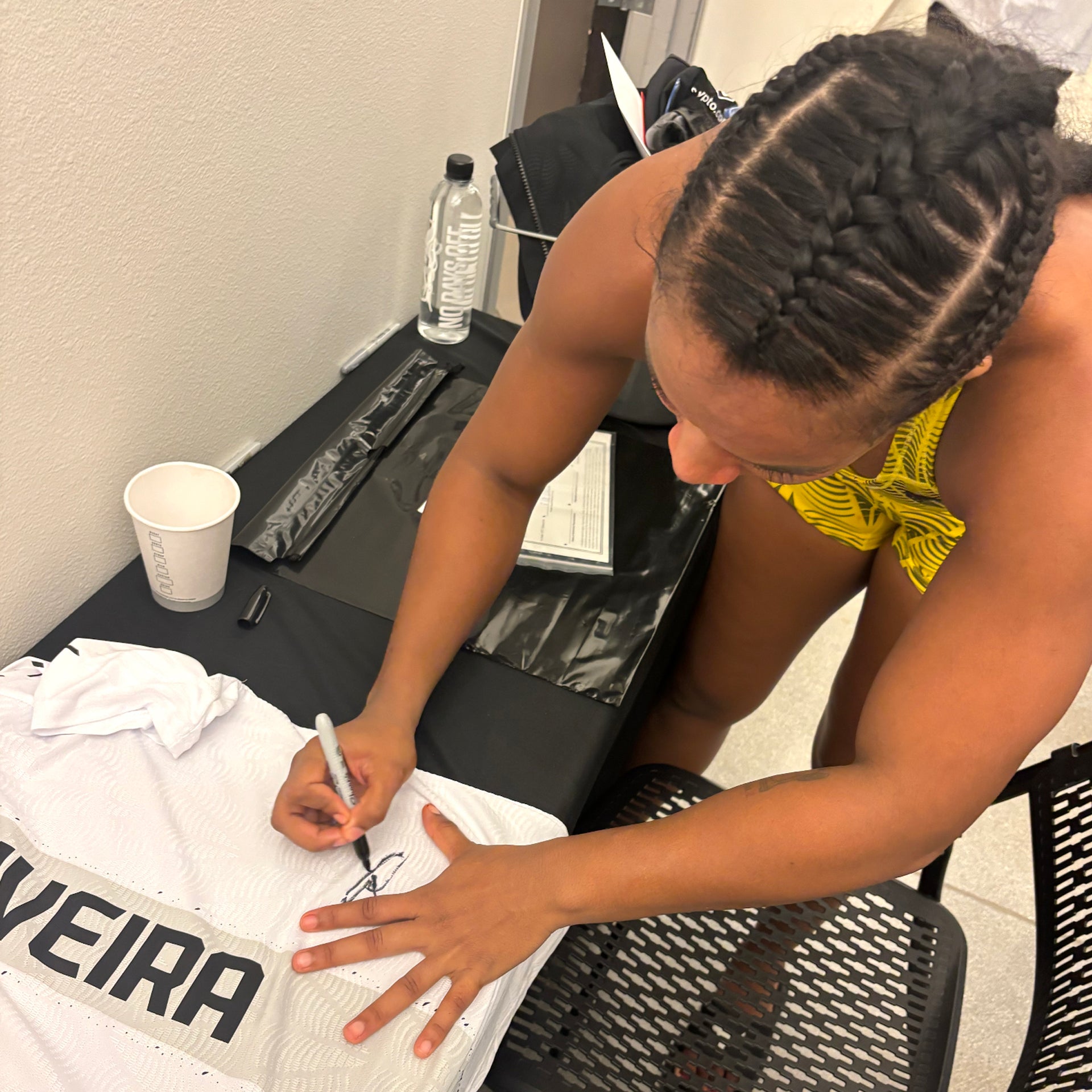 Ravena Oliveira Signed 1-of-1 Fight Worn Jersey UFC Fight Night: Gamrot vs Salkilld