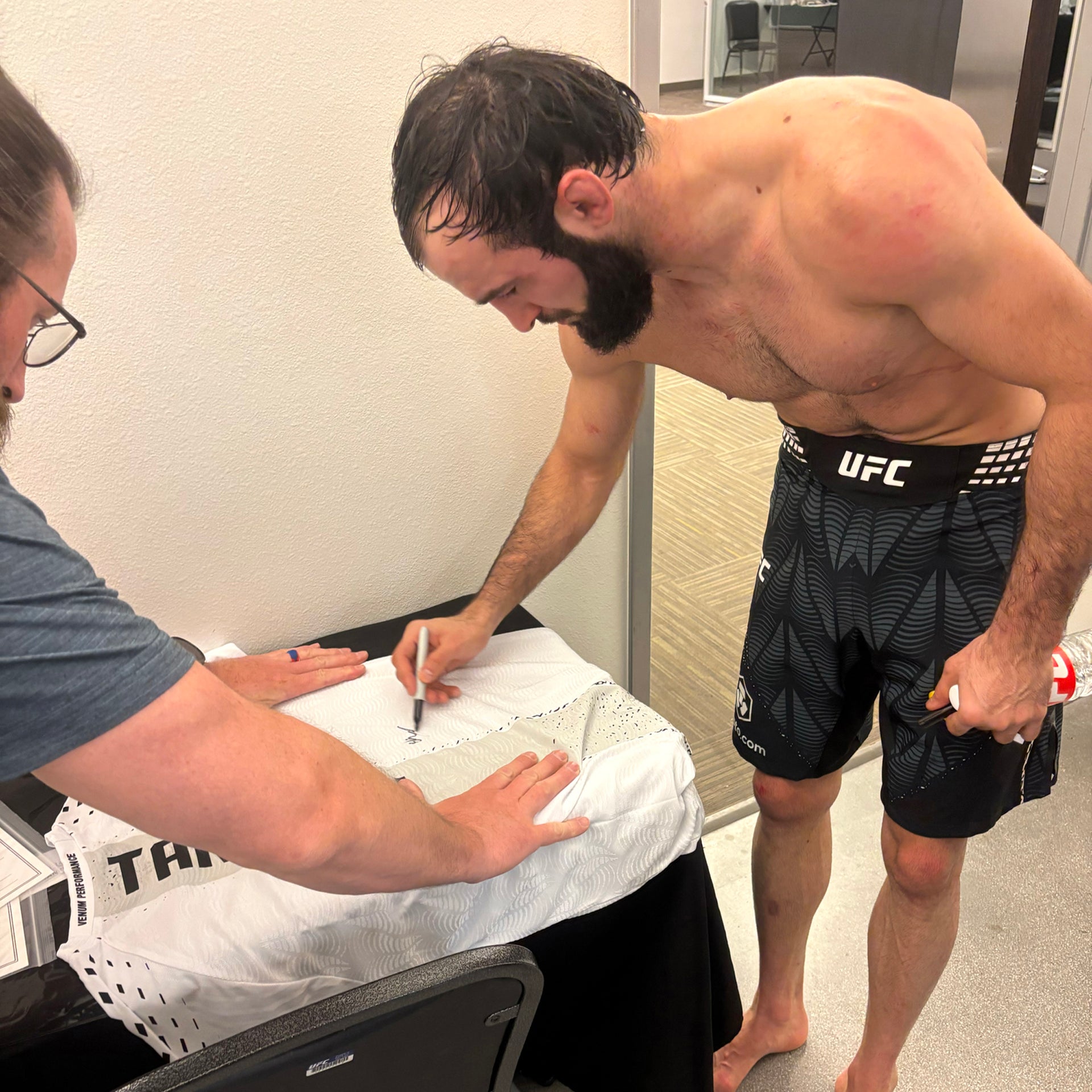 Otari Tanzilovi Signed 1-of-1 Fight Worn Jersey UFC Fight Night: Kape vs Horiguchi 2