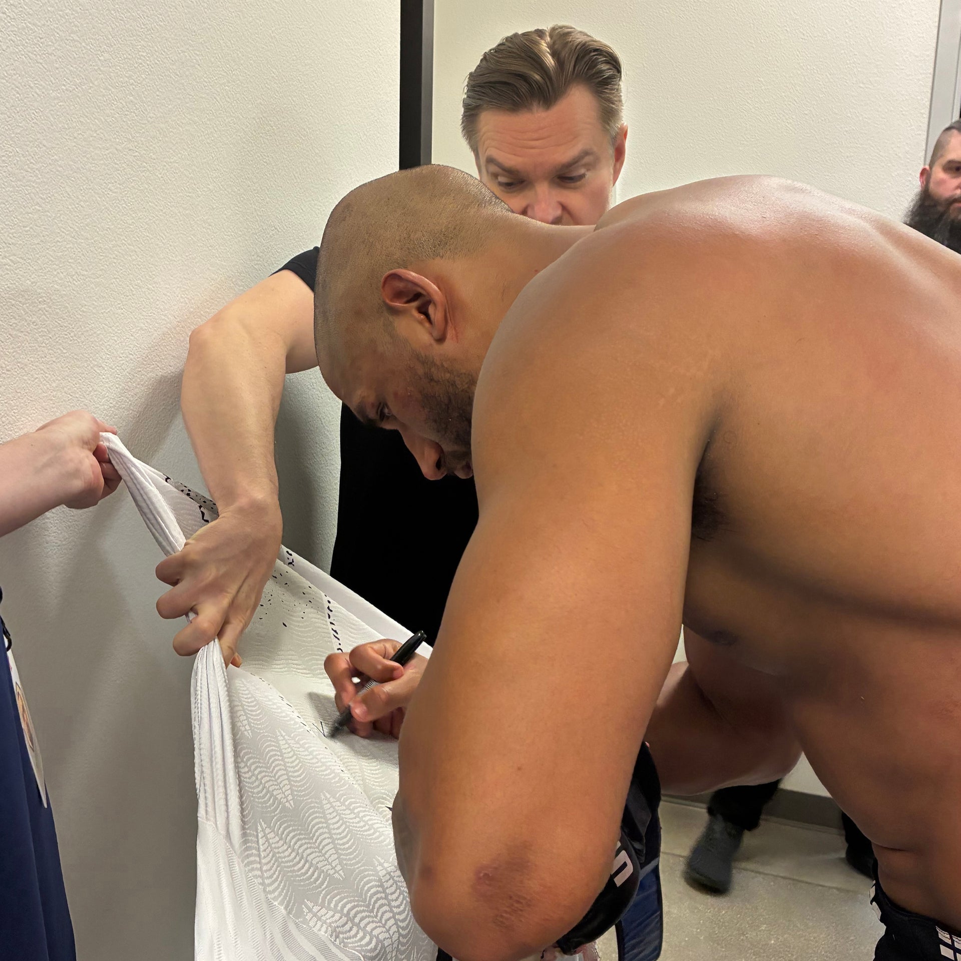 Guilherme Pat Signed 1-of-1 Fight Worn Jersey UFC Fight Night: Royval vs Kape