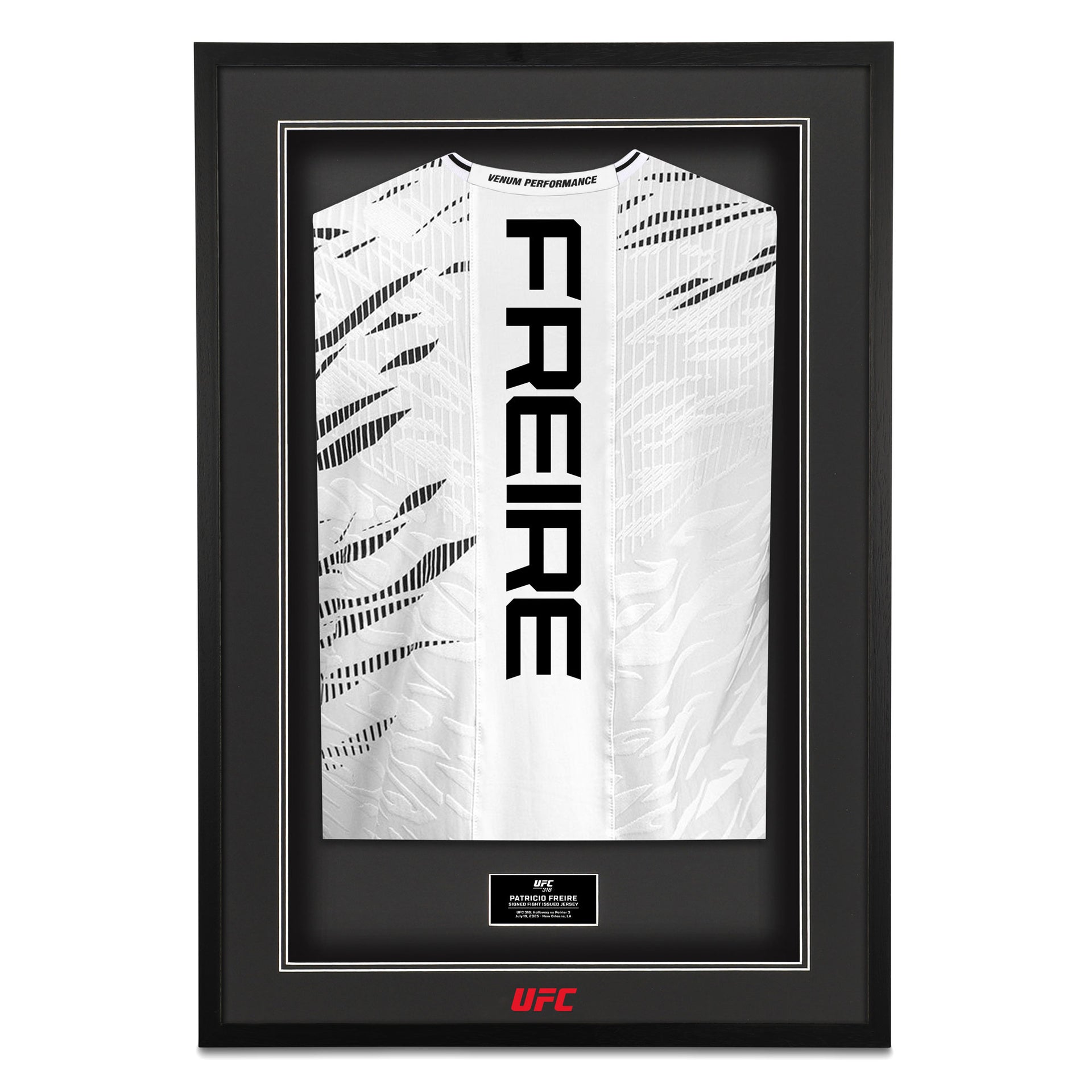 Patricio Pitbull Signed 1-of-1 Fight Worn Jersey UFC 318: Holloway vs Poirier 3