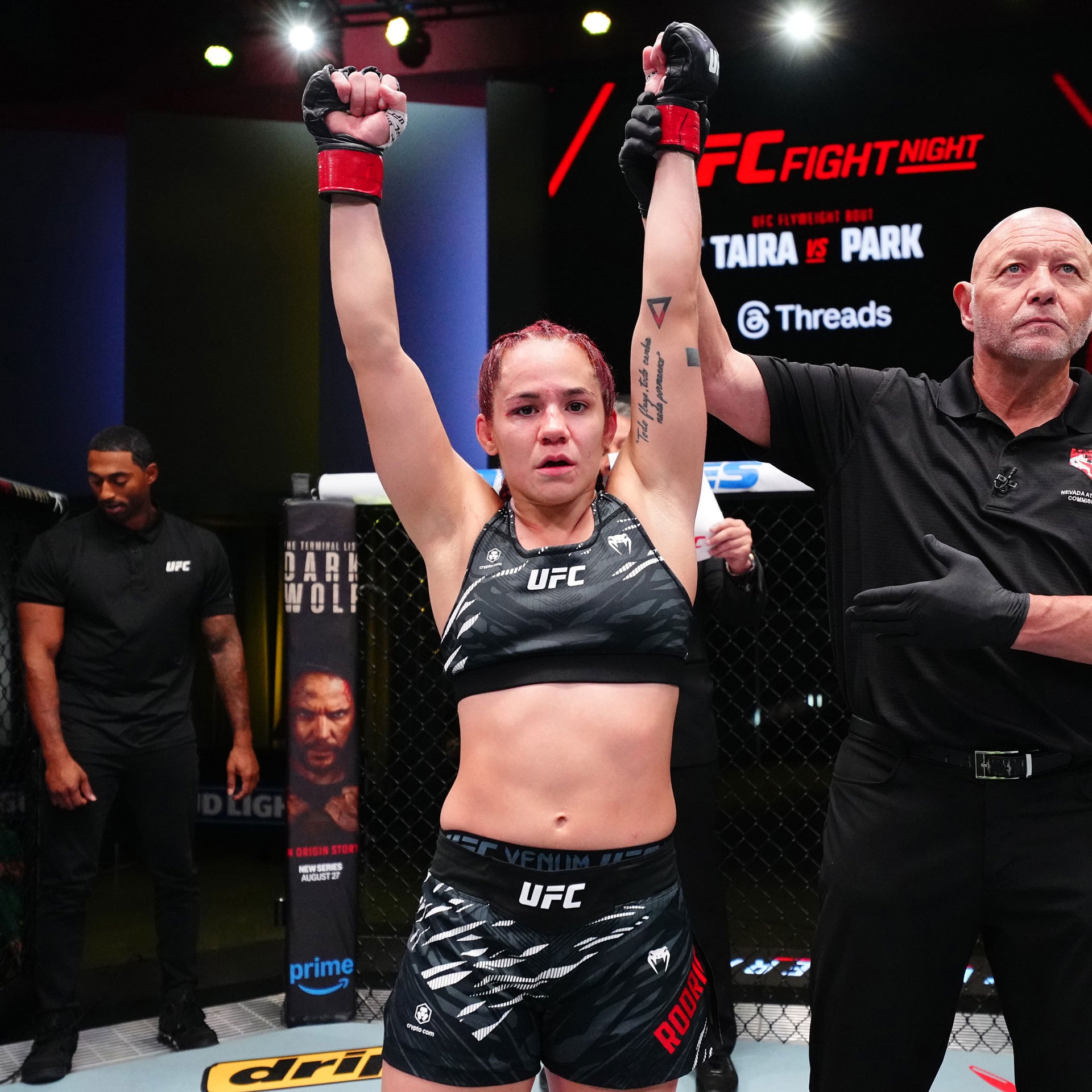 Piera Rodriguez Signed 1-of-1 Fight Worn Jersey UFC Fight Night: Taira vs Park