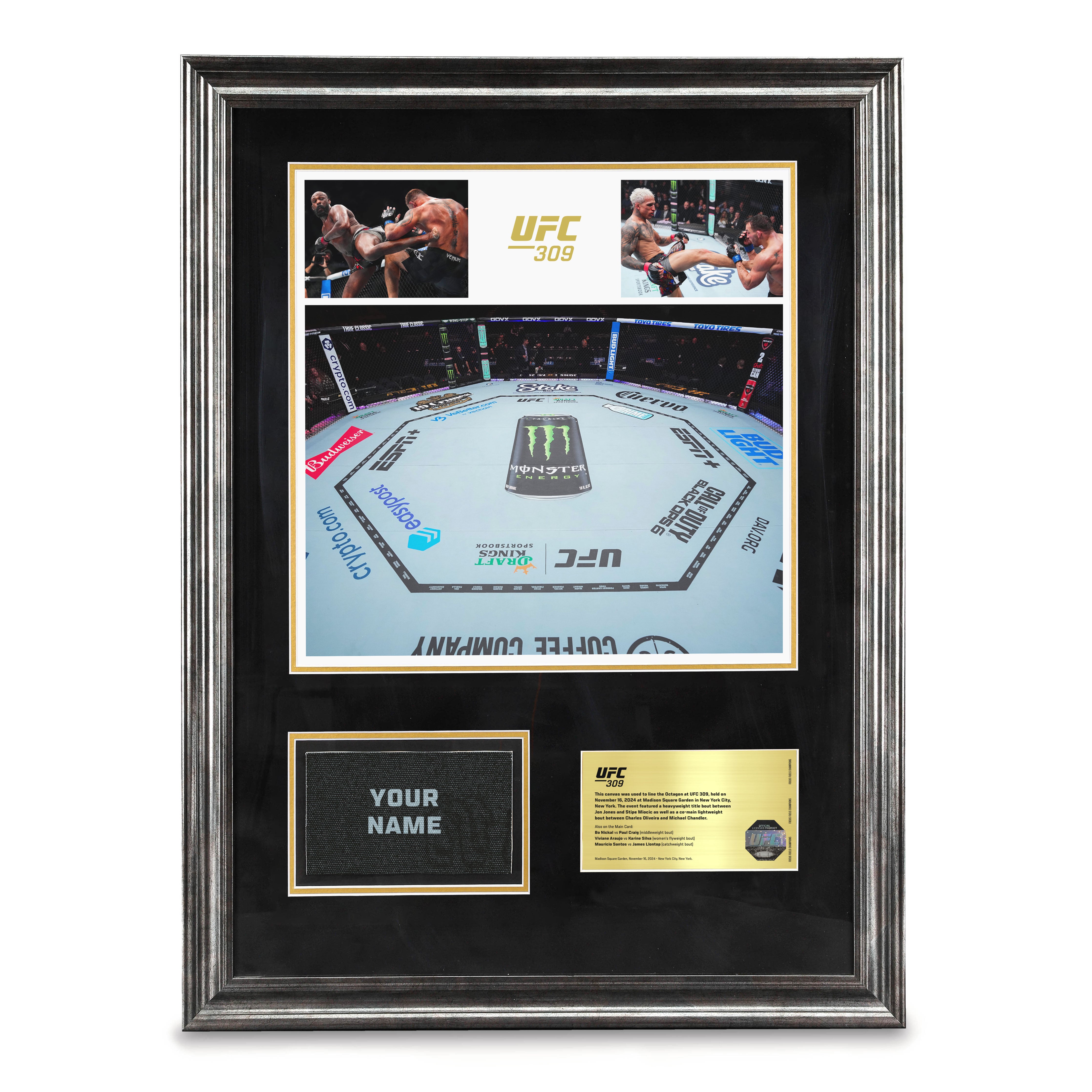 SOLD OUT: UFC 309: Jones vs Miocic Name on Canvas