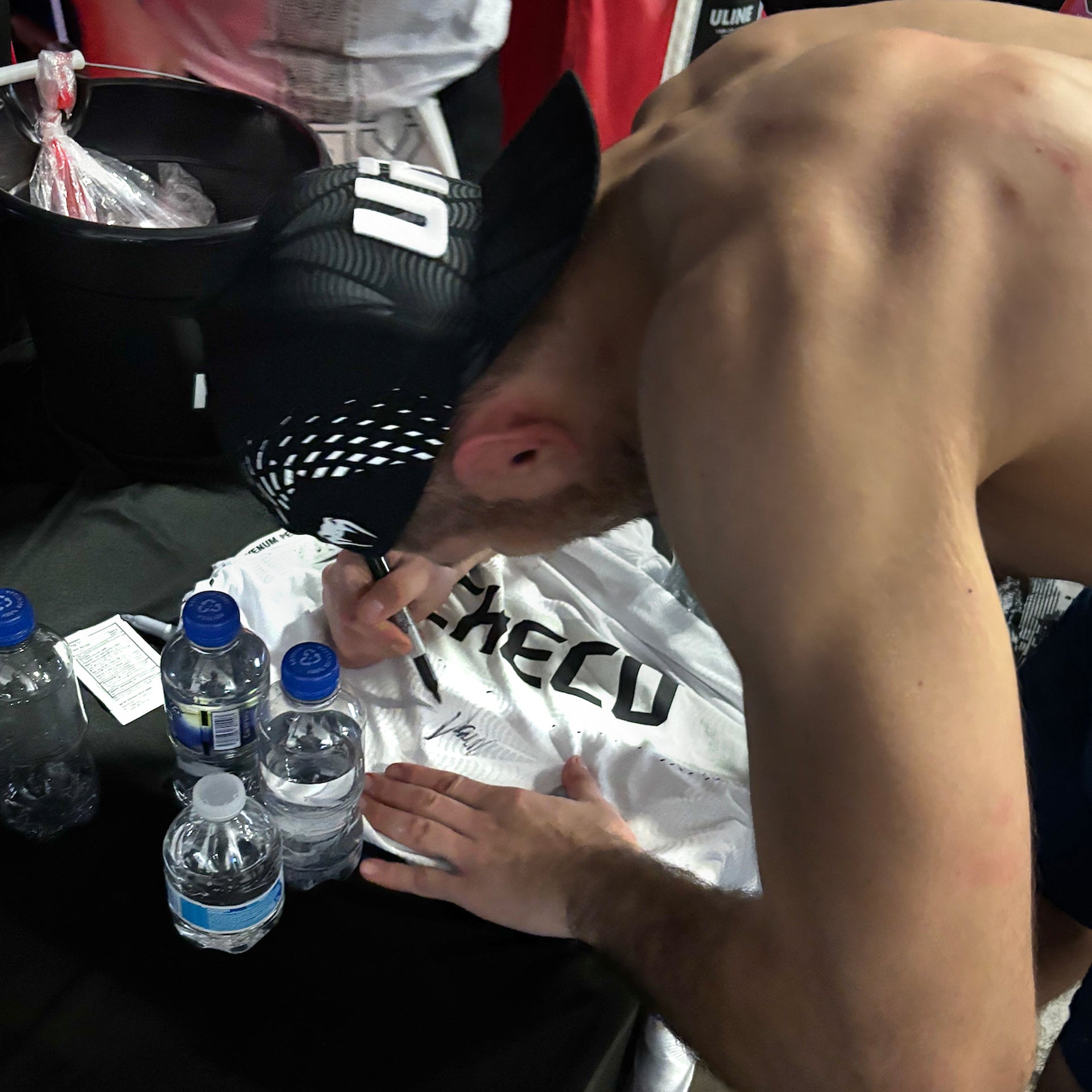 Angel Pacheco Signed 1-of-1 Fight Worn Jersey UFC Fight Night: Moreno vs Kavanagh