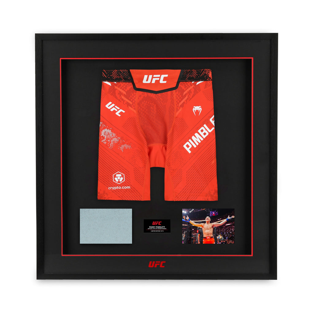 Paddy Pimblett Limited Edition UFC 314 Venum Shorts & Canvas Display