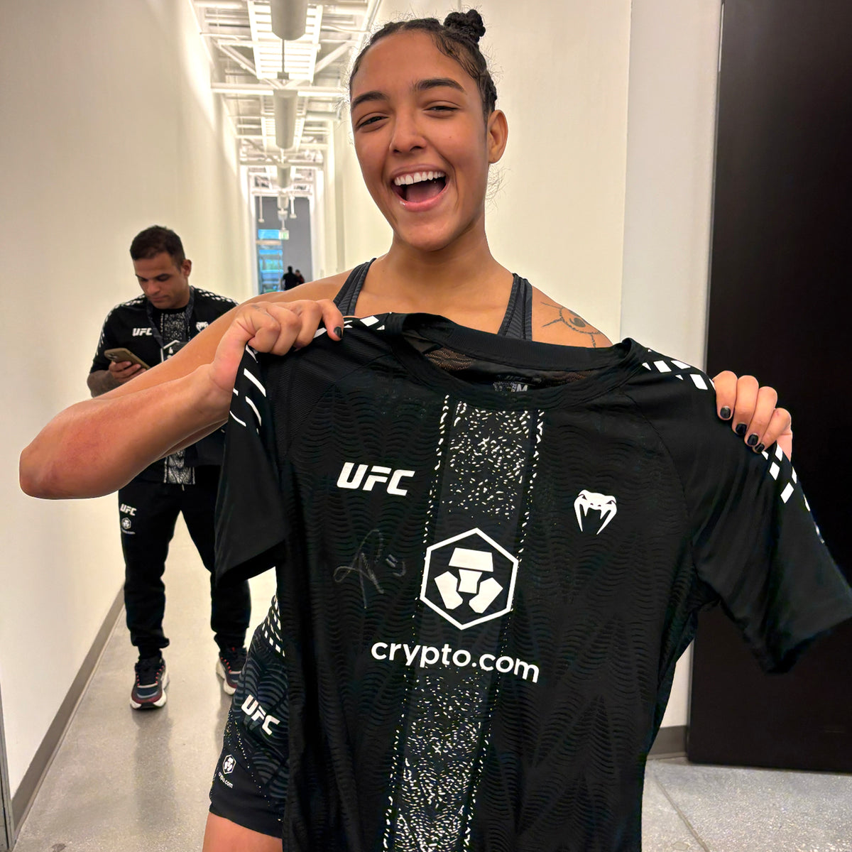 Alice Pereira Signed 1-of-1 Fight Worn Jersey UFC Fight Night: Allen vs Duncan