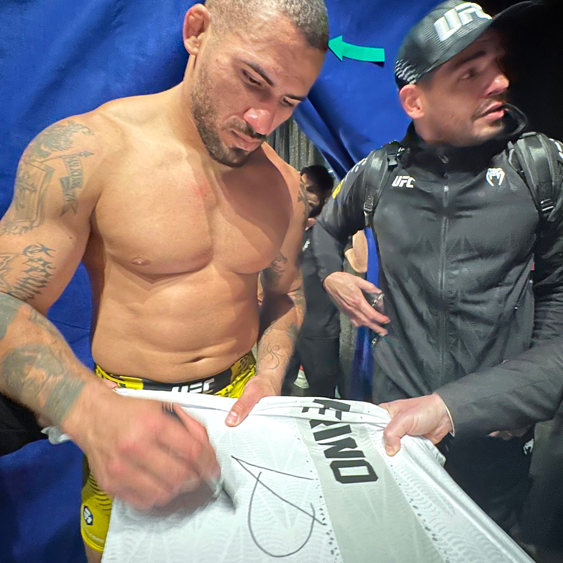 Vitor Petrino Signed 1-of-1 Fight Worn Jersey UFC Fight Night: Hernandez vs Rodrigues