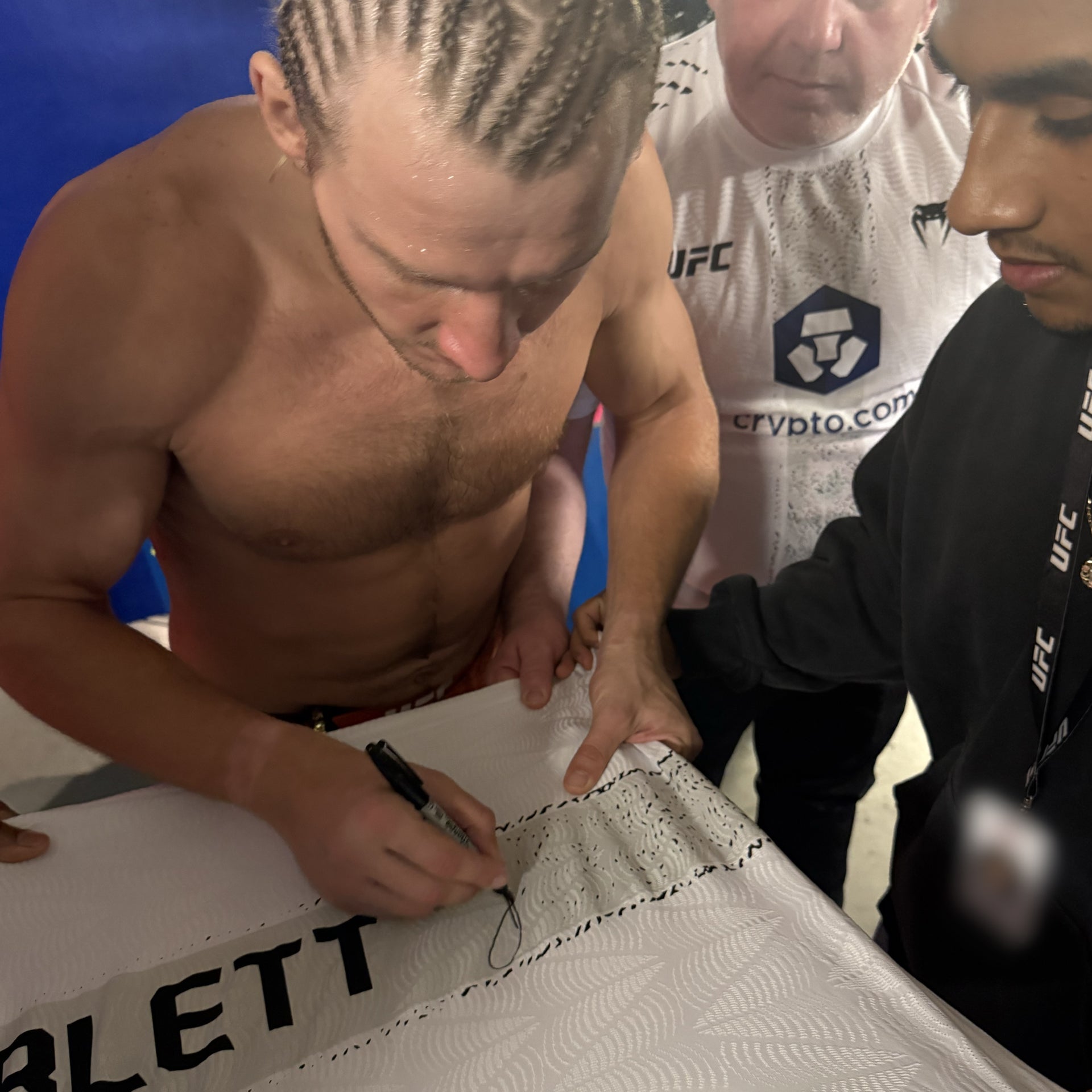 Paddy Pimblett Signed 1-of-1 Fight Worn Jersey UFC 329: McGregor vs Holloway 2