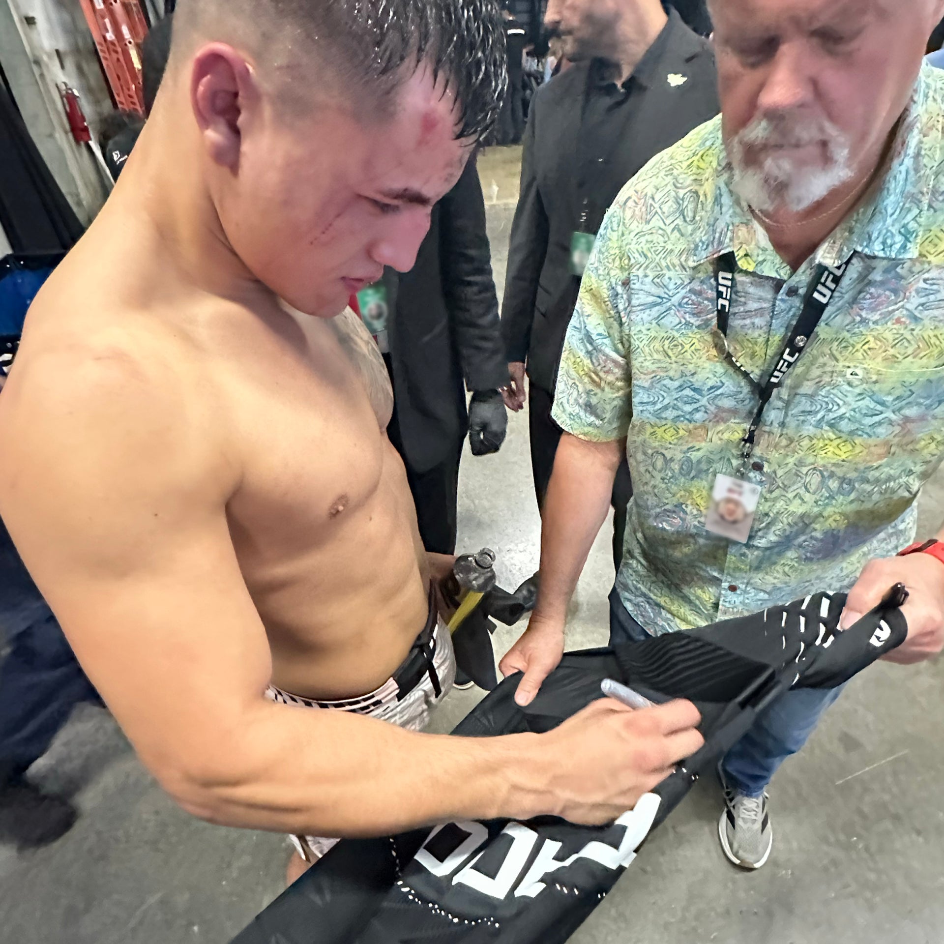 Francisco Prado Signed 1-of-1 Fight Worn Jersey UFC 327: Procházka vs Ulberg