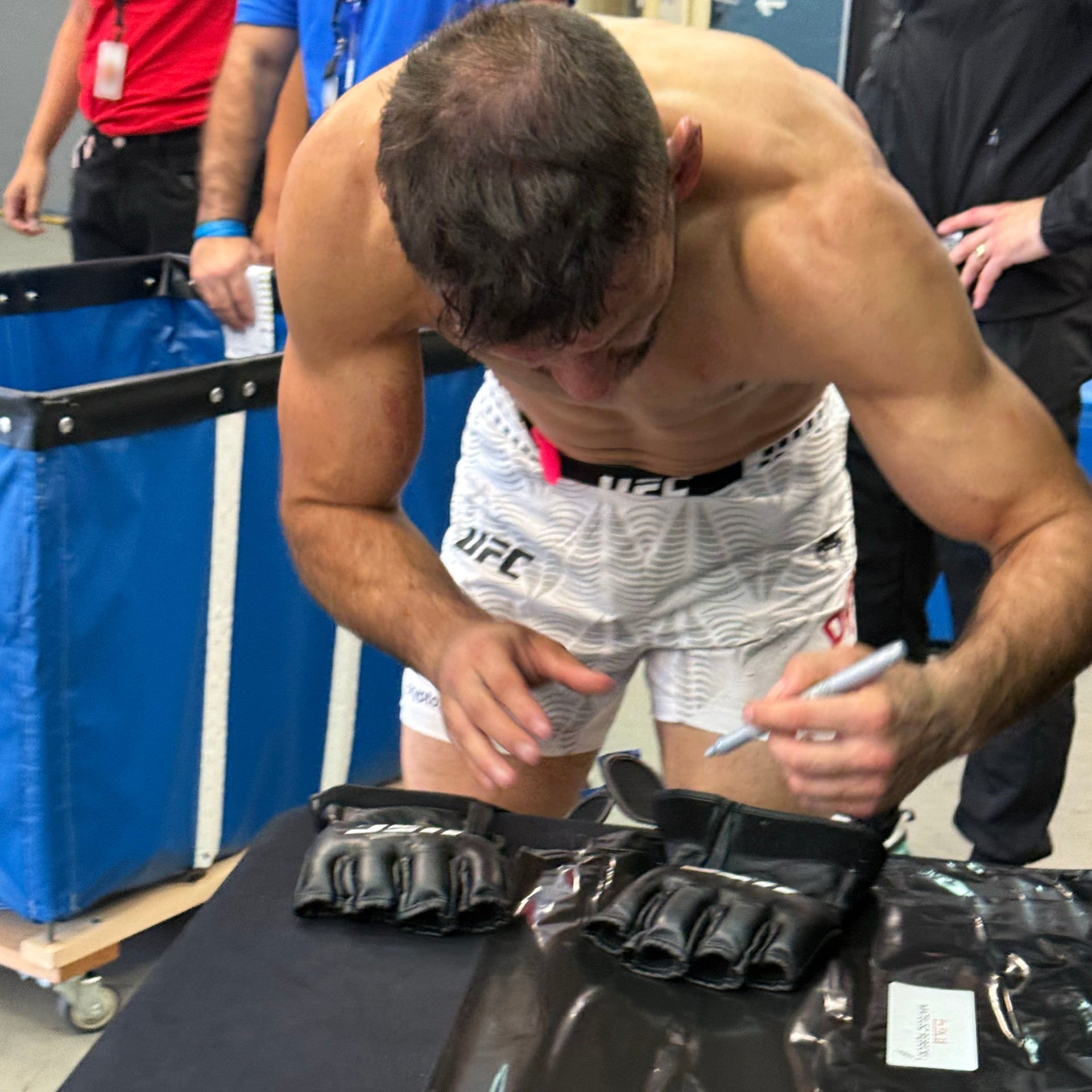 Kyle Prepolec Signed 1-of-1 Fight Worn Gloves UFC Fight Night: Medic vs Rodriguez