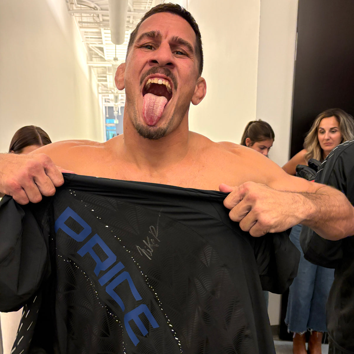 Niko Price Signed 1-of-1 Fight Worn Hoodie UFC Fight Night: Allen vs Duncan