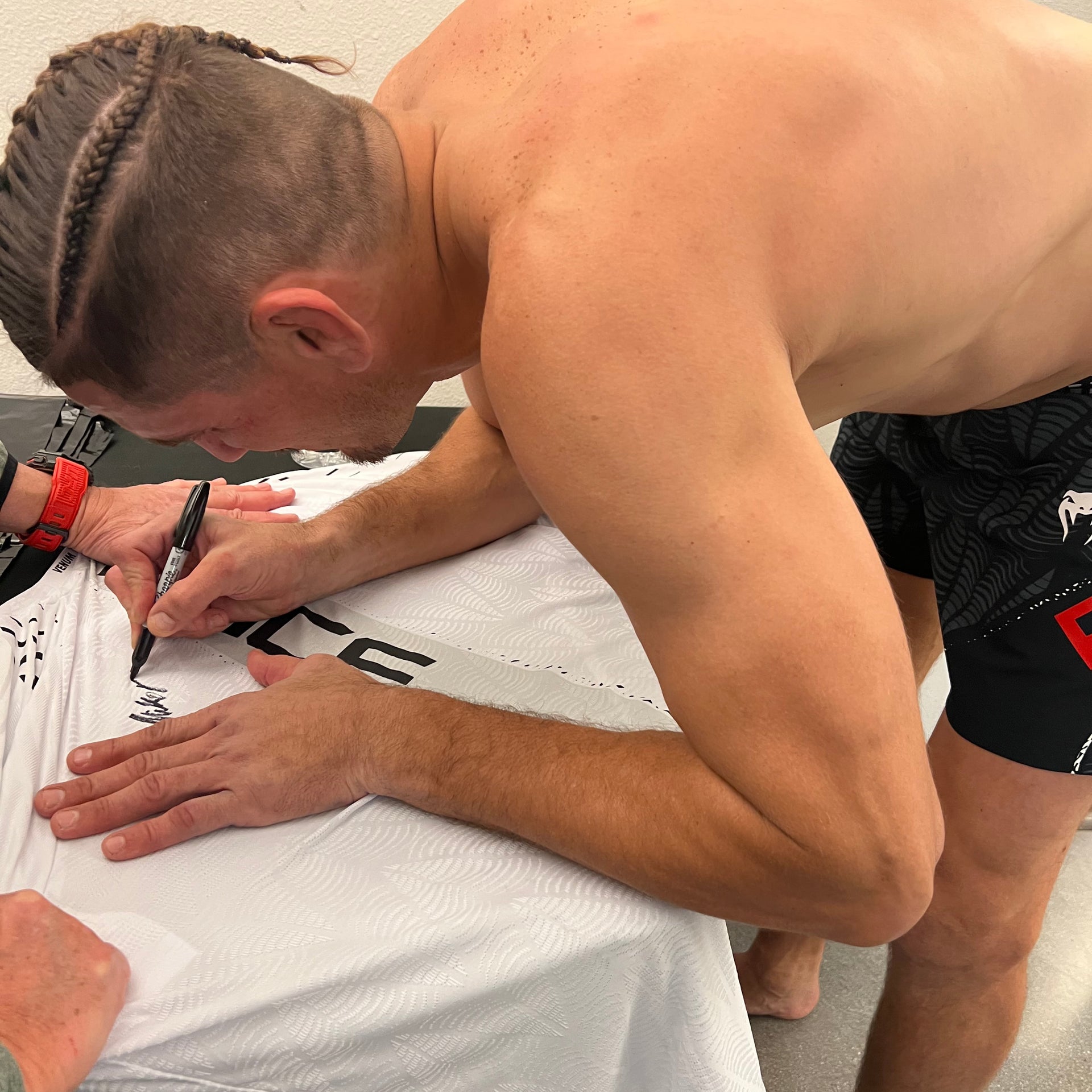 Niko Price Signed 1-of-1 Fight Worn Jersey UFC Fight Night: Bautista vs Oliveira