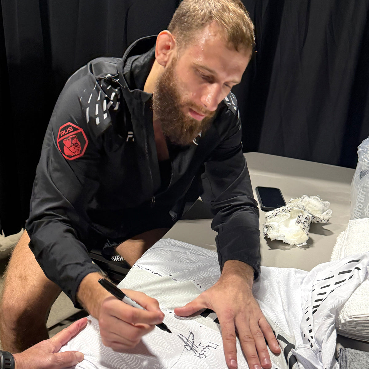 Andrey Pulyaev Signed 1-of-1 Fight Worn Jersey UFC 332: Silva vs Wang