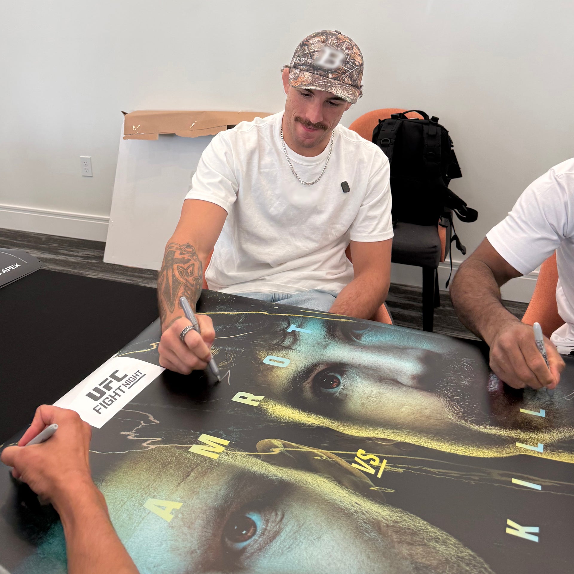 UFC Fight Night: Gamrot vs Salkilld Autographed Event Poster
