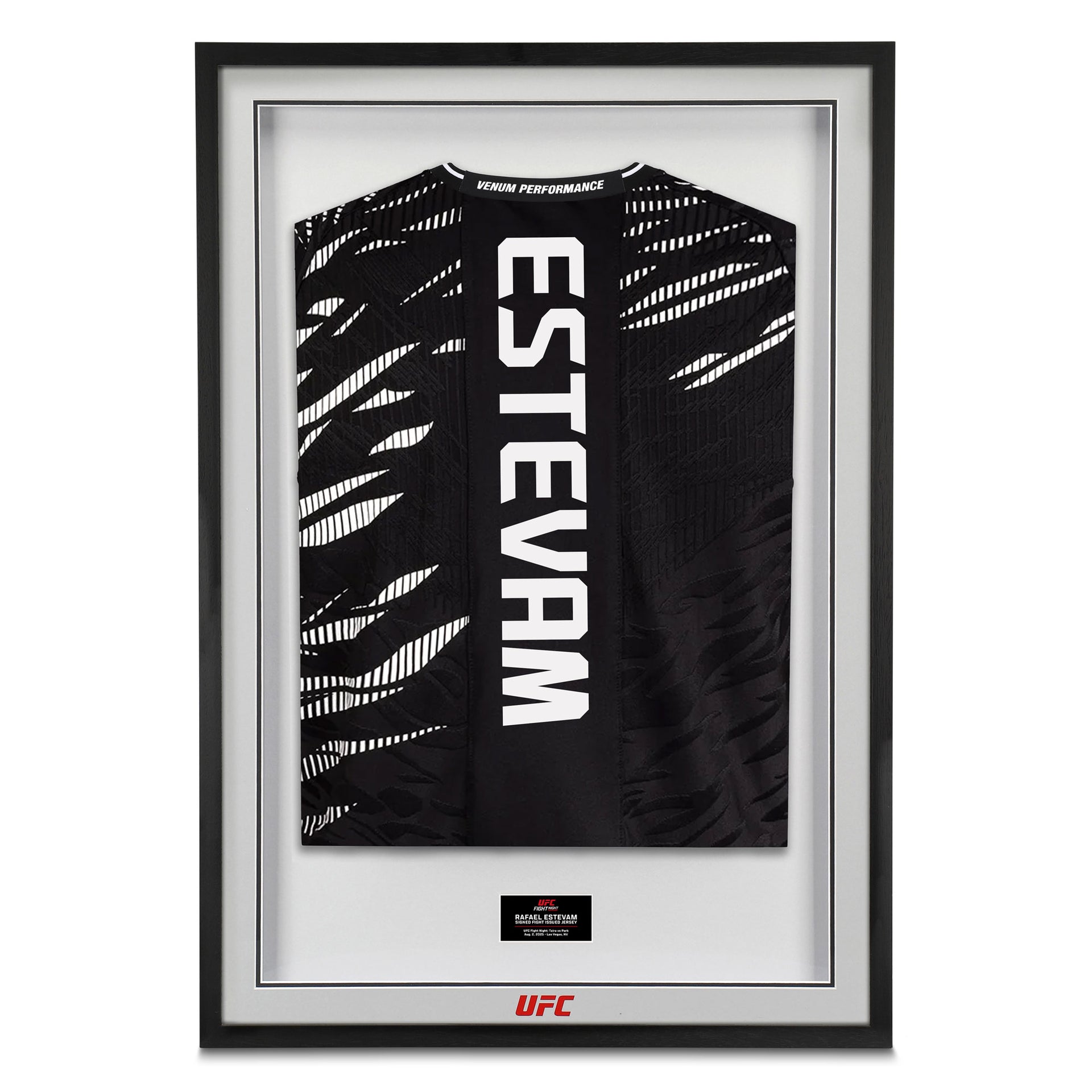 Rafael Estevam Signed 1-of-1 Fight Worn Jersey UFC Fight Night: Taira vs Park