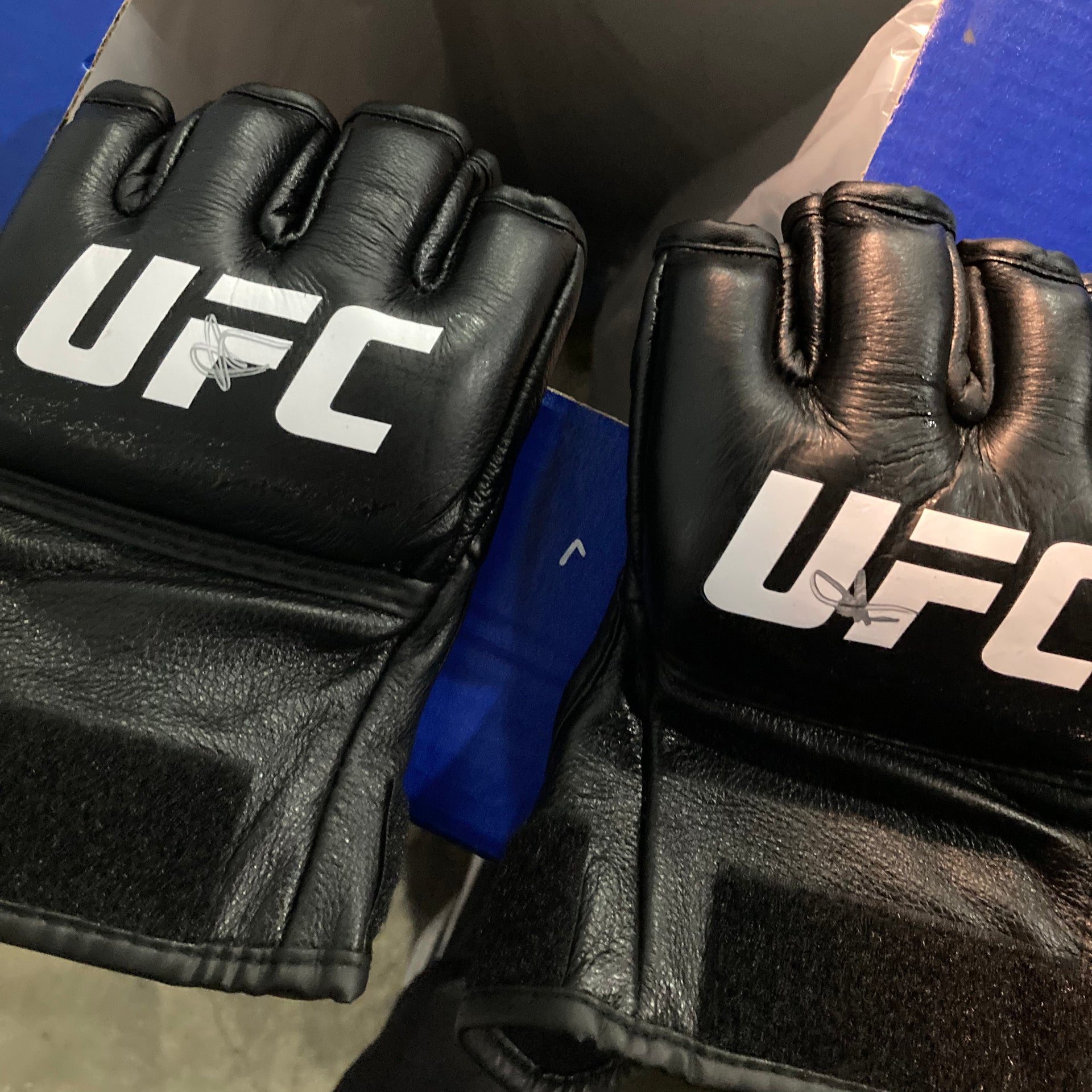 Ravena Oliveira Signed 1-of-1 Fight Worn Gloves UFC Fight Night: De Ridder vs Allen