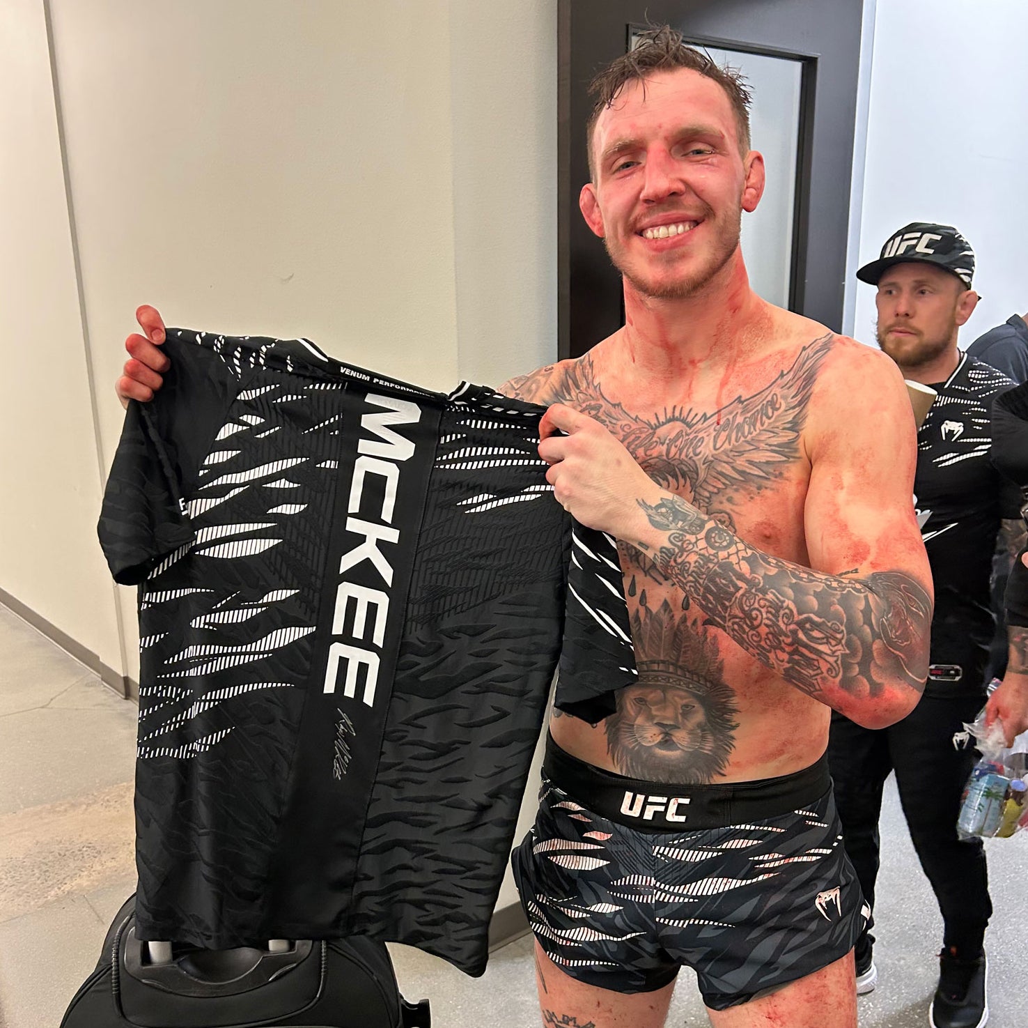 Rhys McKee Signed 1-of-1 Fight Issued Jersey UFC Fight Night: Emmett vs Murphy