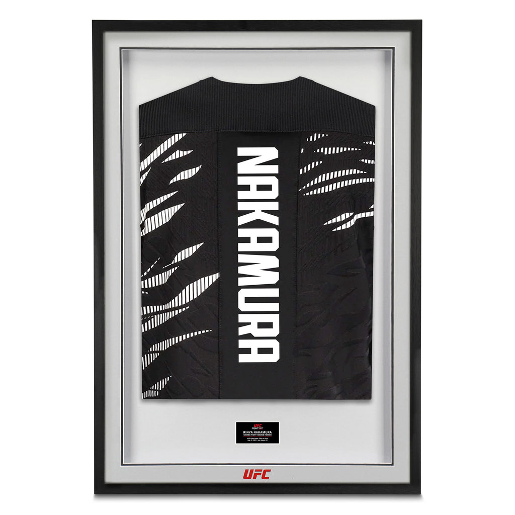 Rinya Nakamura Signed 1-of-1 Fight Worn Hoodie UFC Fight Night: Taira vs Park