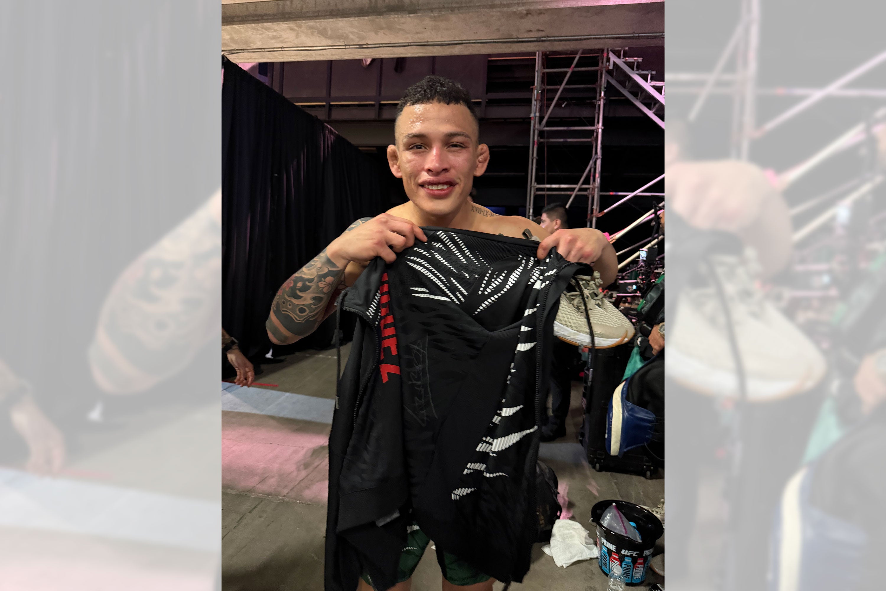 Ronaldo Rodriguez Signed 1-of-1 Fight Issued Hoodie UFC Fight Night: Moreno vs Erceg