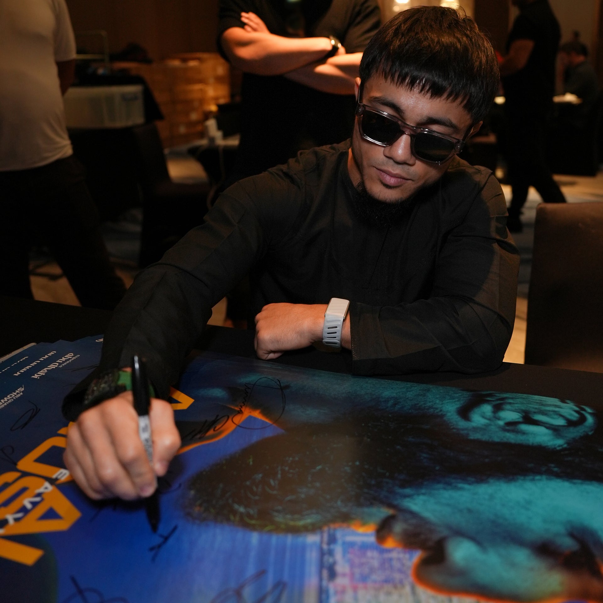 UFC Fight Night: Ankalaev vs Guskov Autographed Event Poster