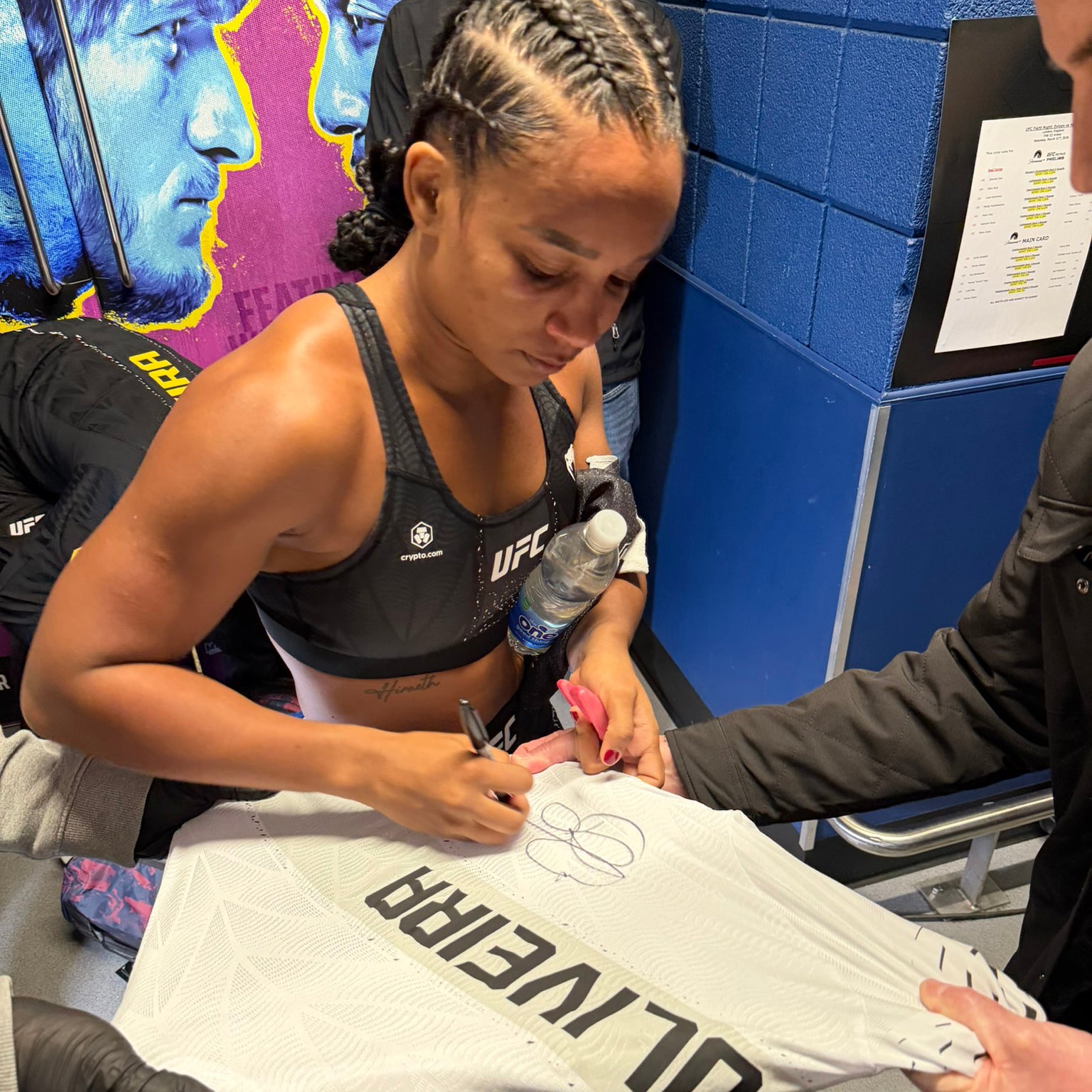 Ravena Oliveira Signed 1-of-1 Fight Worn Jersey UFC Fight Night: Evloev vs Murphy