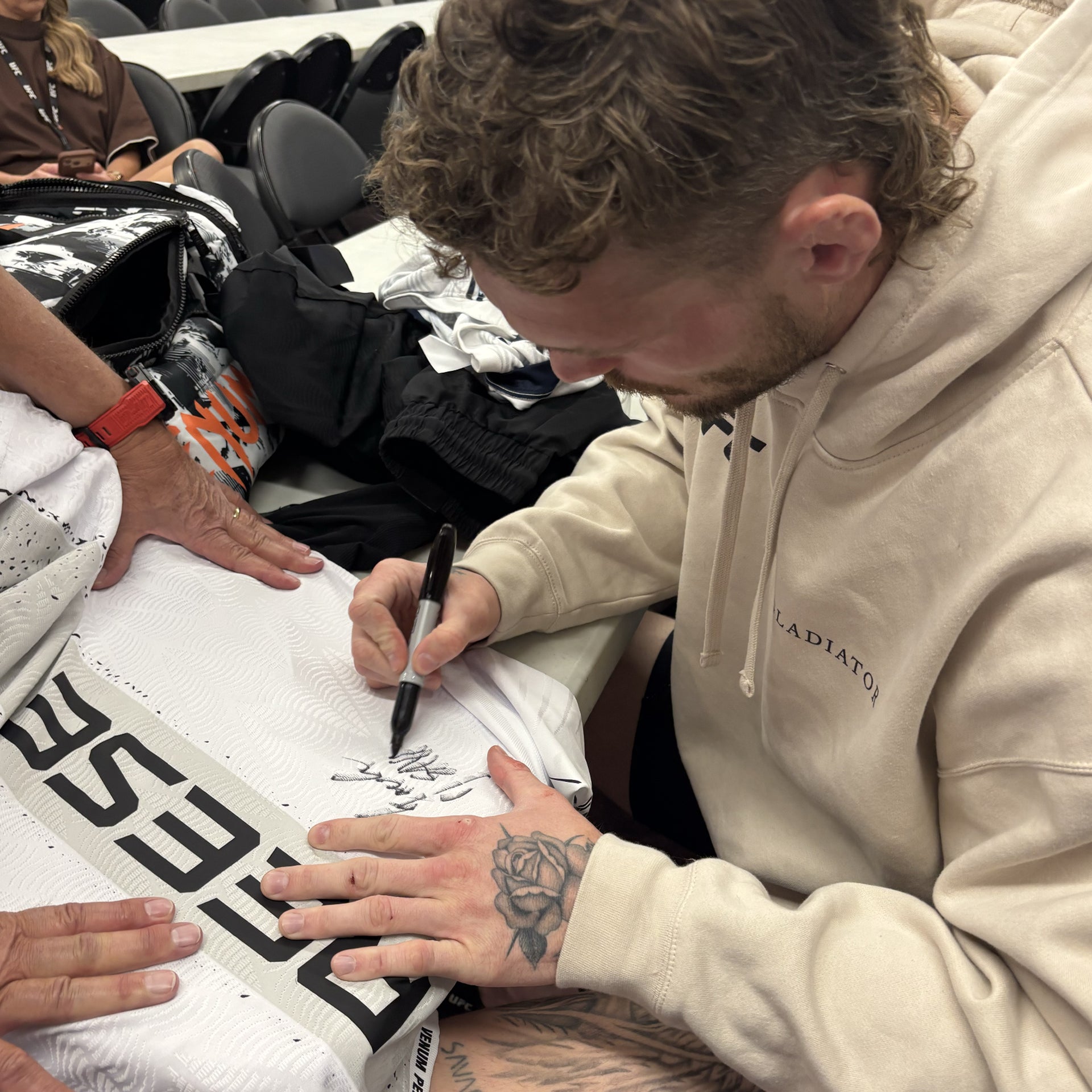 Zachary Reese Signed 1-of-1 Fight Worn Jersey UFC 329: McGregor vs Holloway 2