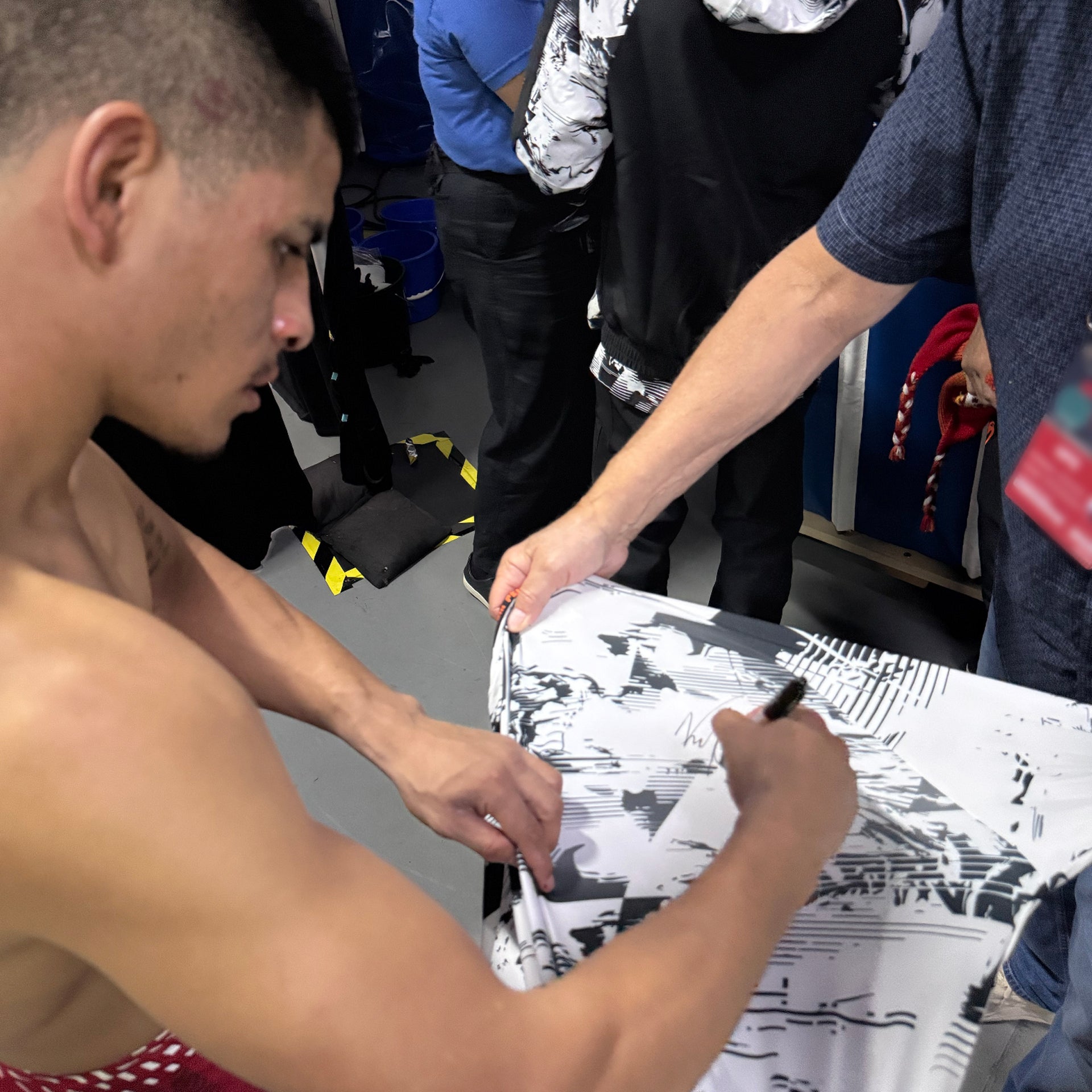 Nilson Rojas Signed 1-of-1 Fight Worn Jersey UFC Fight Night: Nurmagomedov vs Song