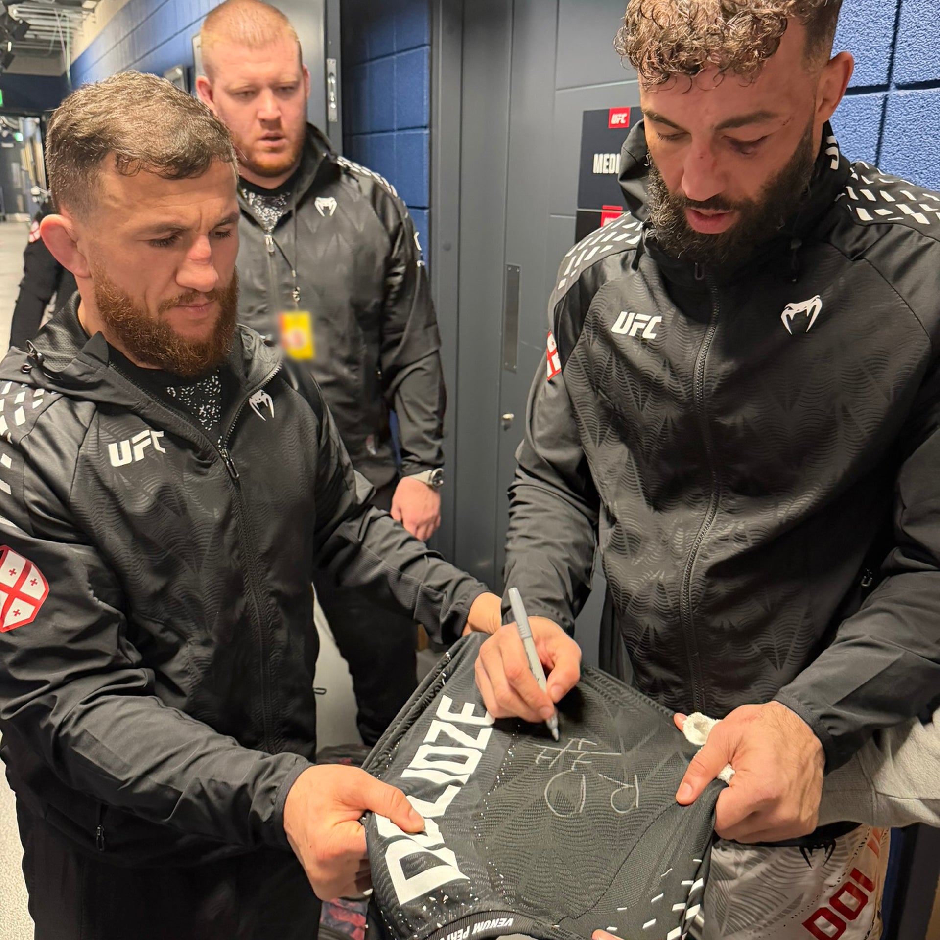 Roman Dolidze Signed 1-of-1 Fight Worn Jersey UFC Fight Night: Evloev vs Murphy