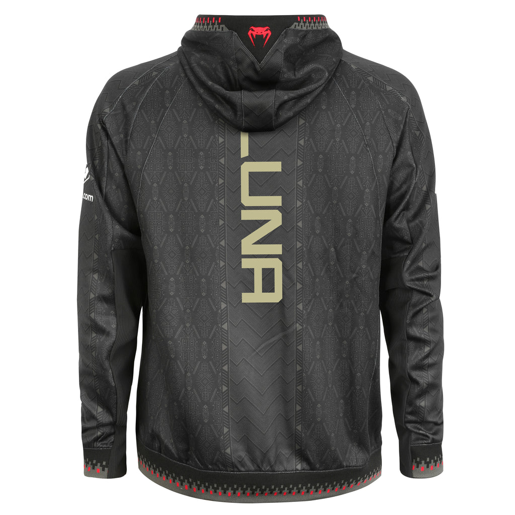 Santiago Luna Signed 1-of-1 Fight Worn Hoodie Noche UFC: Lopes vs Silva