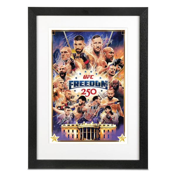 UFC Freedom 250: Topuria vs Gaethje Signed Artist Series Print