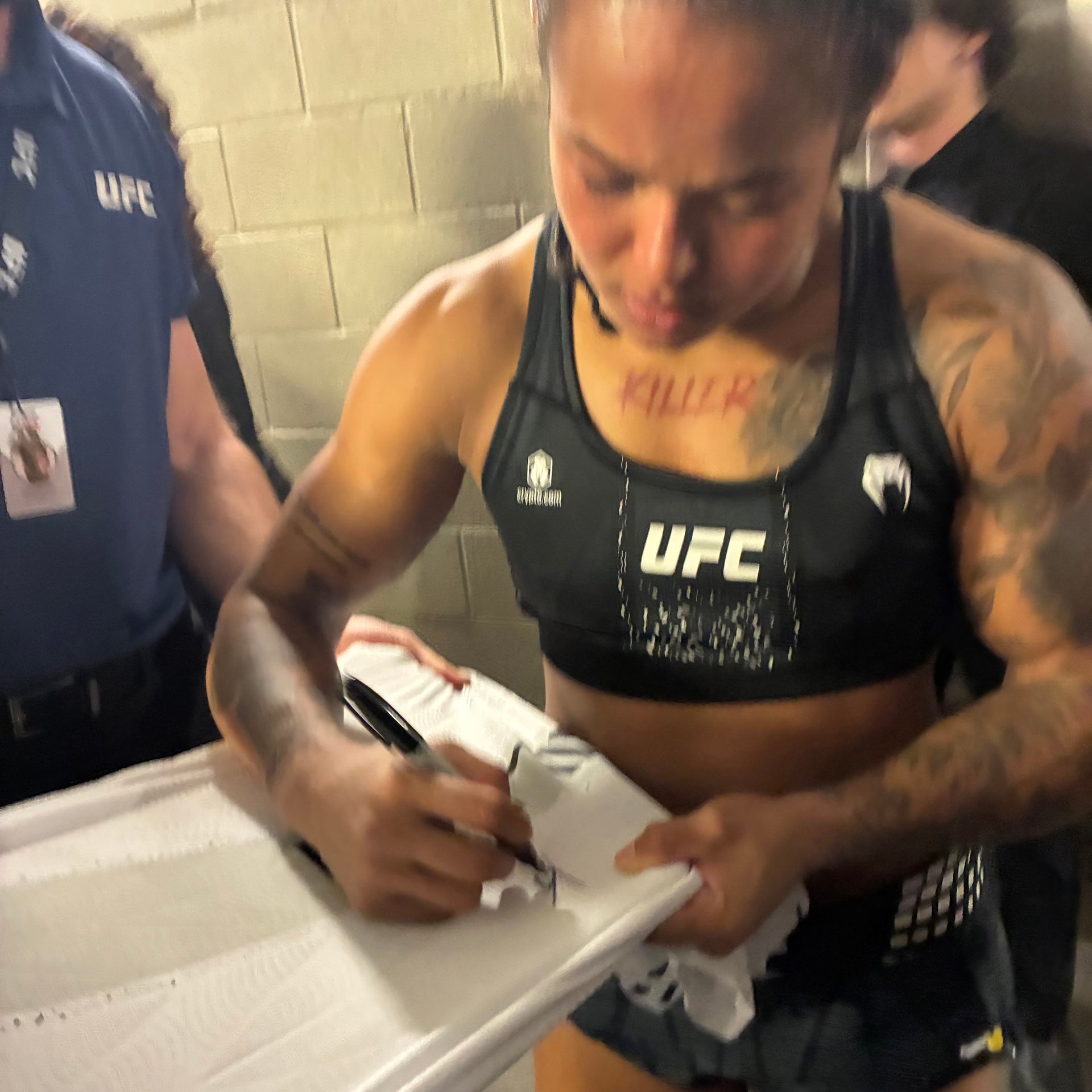 Karine Silva Signed 1-of-1 Fight Worn Jersey UFC 323: Dvalishvili vs Yan 2