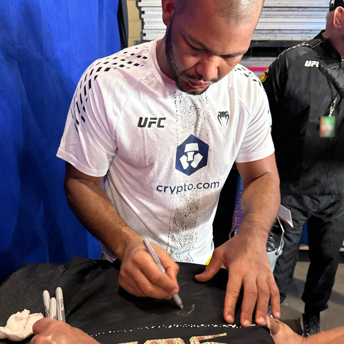 Djorden Santos Signed 1-of-1 Fight Worn Hoodie Noche UFC: Silva vs Delgado