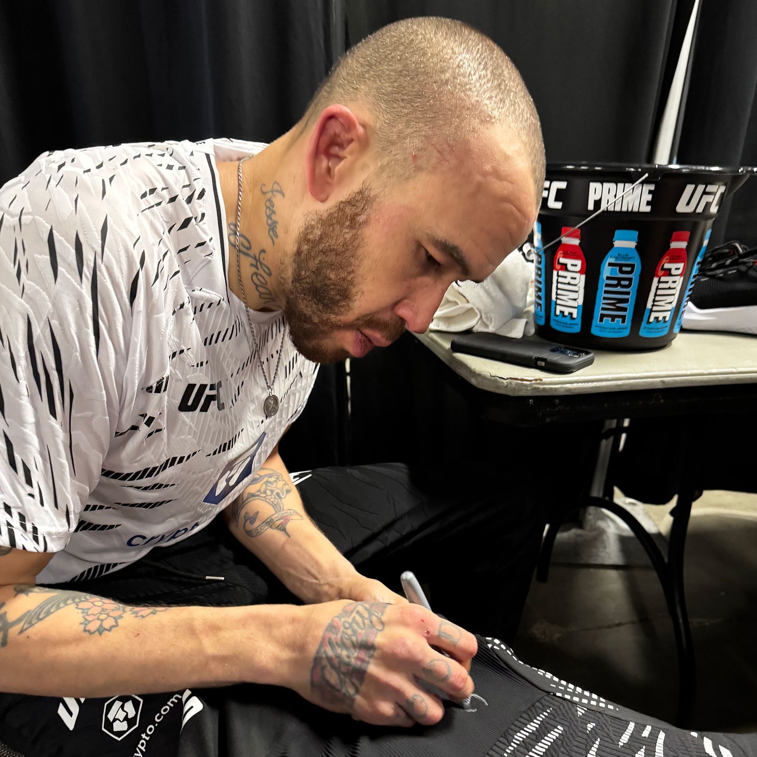 Sean Woodson Signed 1-of-1 Fight Issued Hoodie UFC 314: Volkanovski vs Lopes