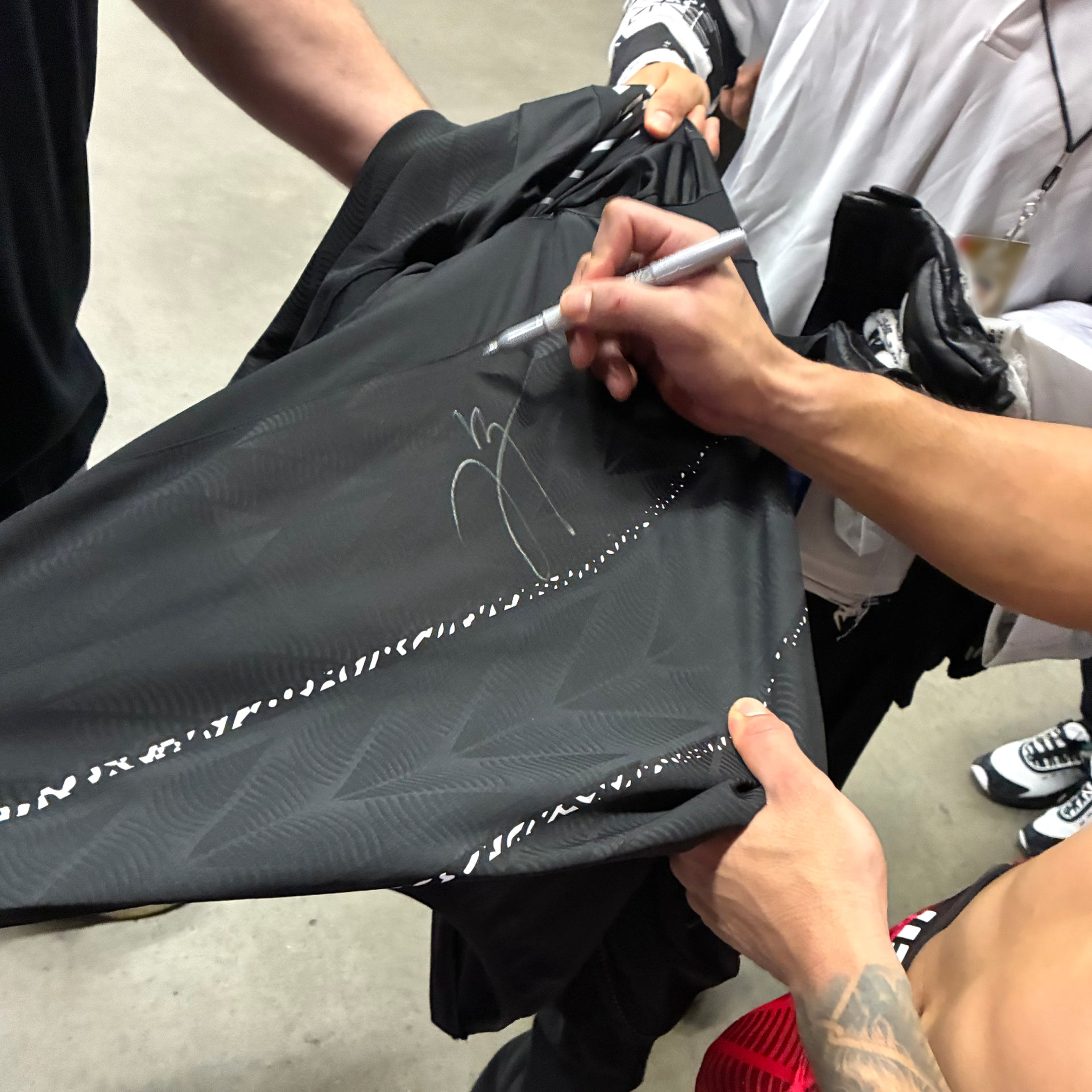 Seok Hyeon Ko Signed 1-of-1 Fight Worn Hoodie UFC Fight Night: Du Plessis vs Usman
