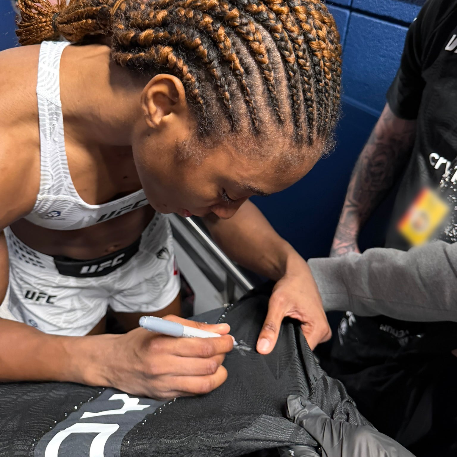 Shanelle Dyer Signed 1-of-1 Fight Worn Jersey UFC Fight Night: Evloev vs Murphy