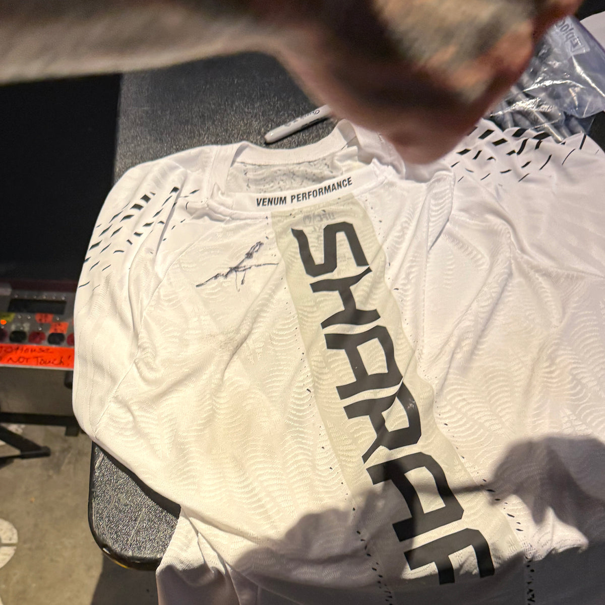 Sean Sharaf Signed 1-of-1 Fight Worn Jersey UFC 331: Van vs Pantoja 2
