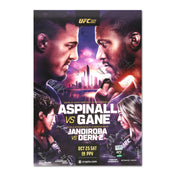 UFC 321: Aspinall vs Gane Autographed Event Poster