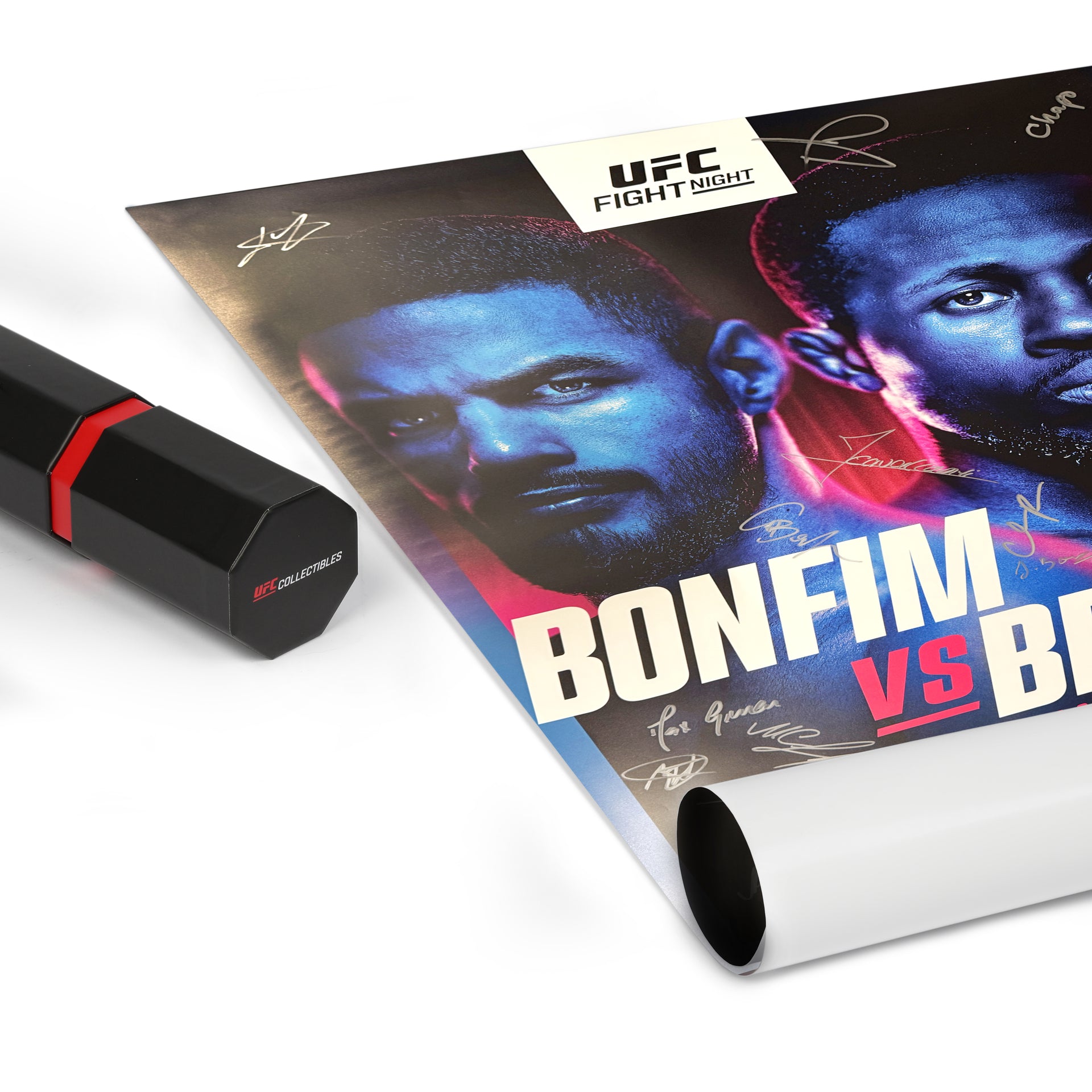 UFC Fight Night: Bonfim vs Brown Autographed Event Poster