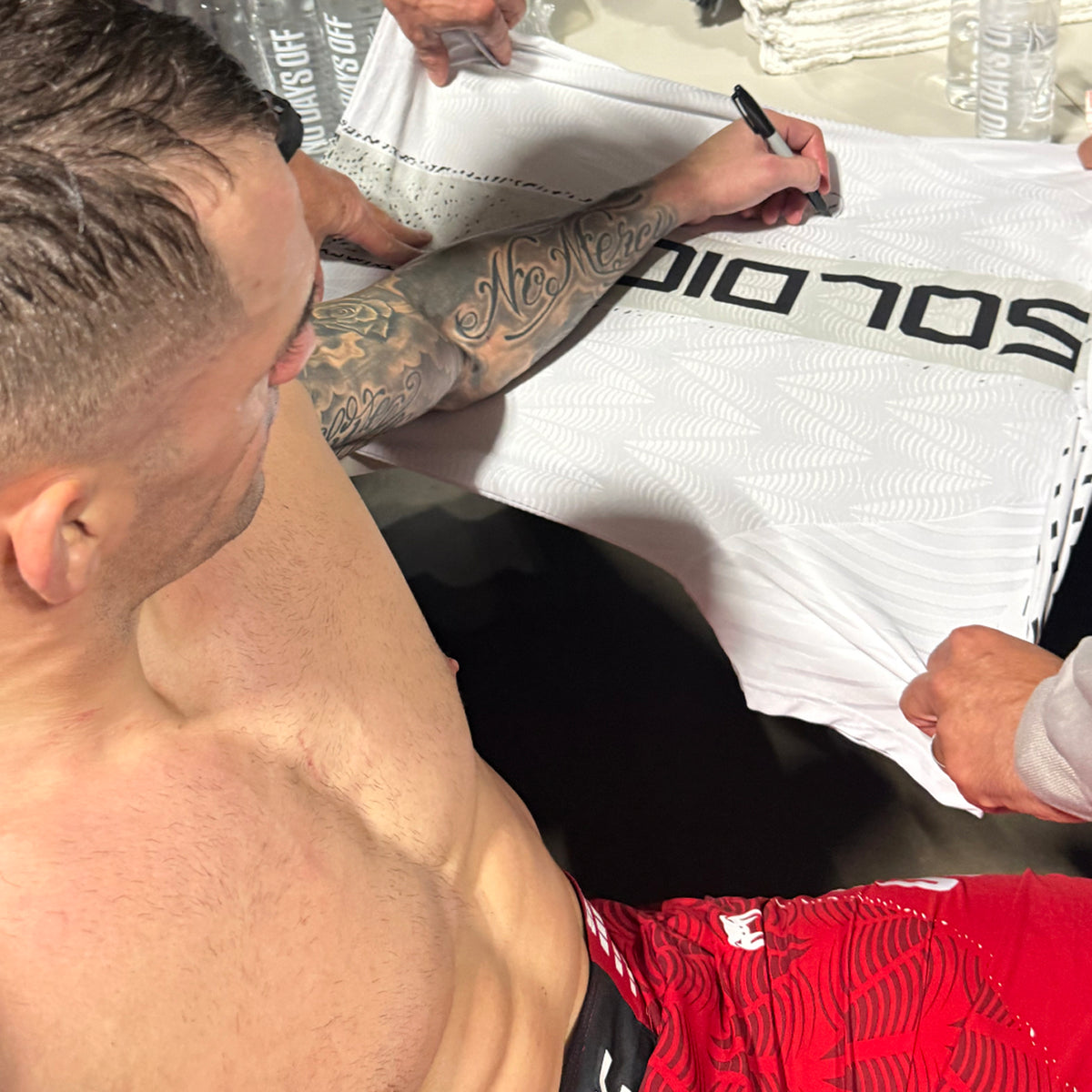 Roberto Soldic Signed 1-of-1 Fight Worn Jersey UFC 332: Silva vs Wang