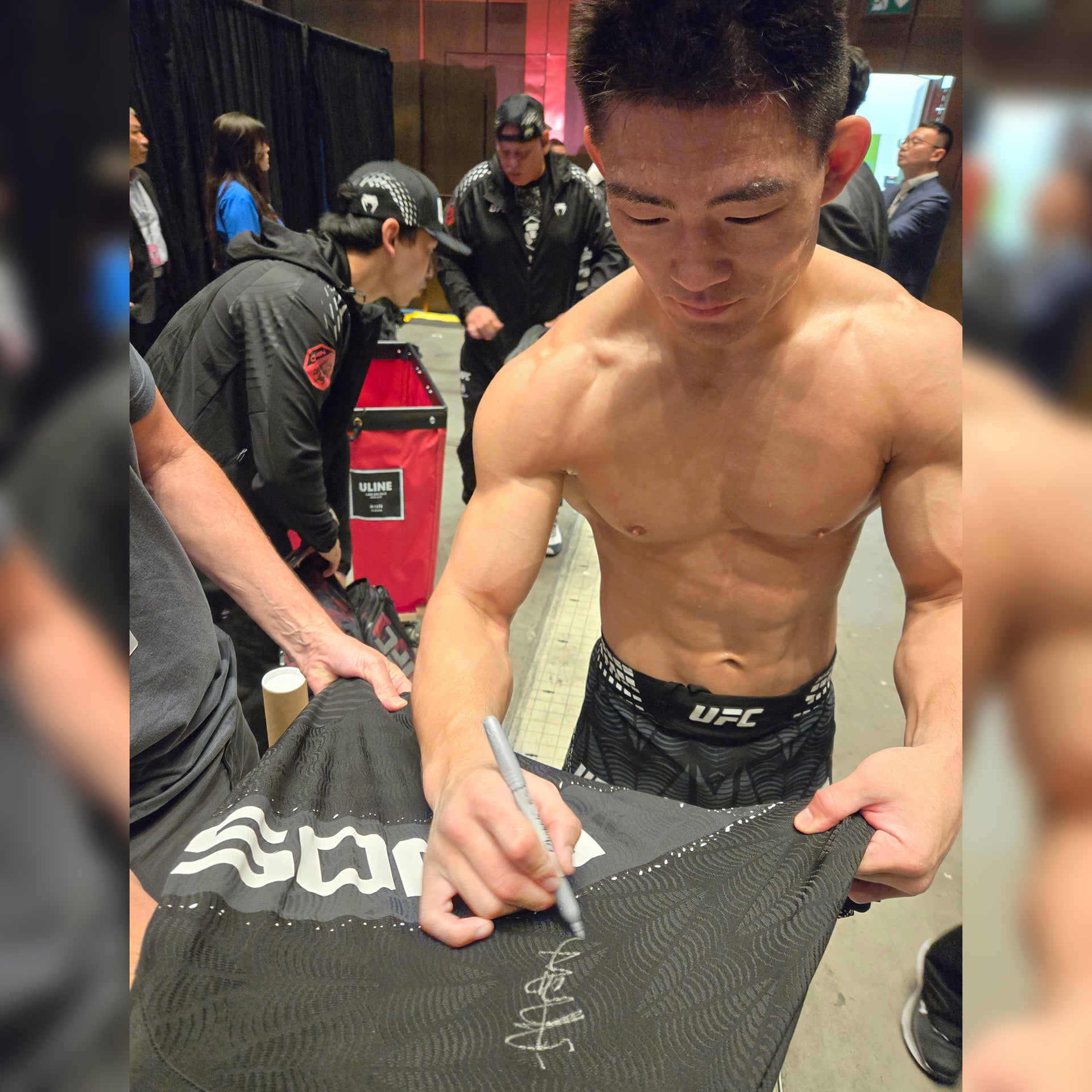 Song Yadong Signed 1-of-1 Fight Worn Jersey UFC Fight Night: Song vs Figueiredo