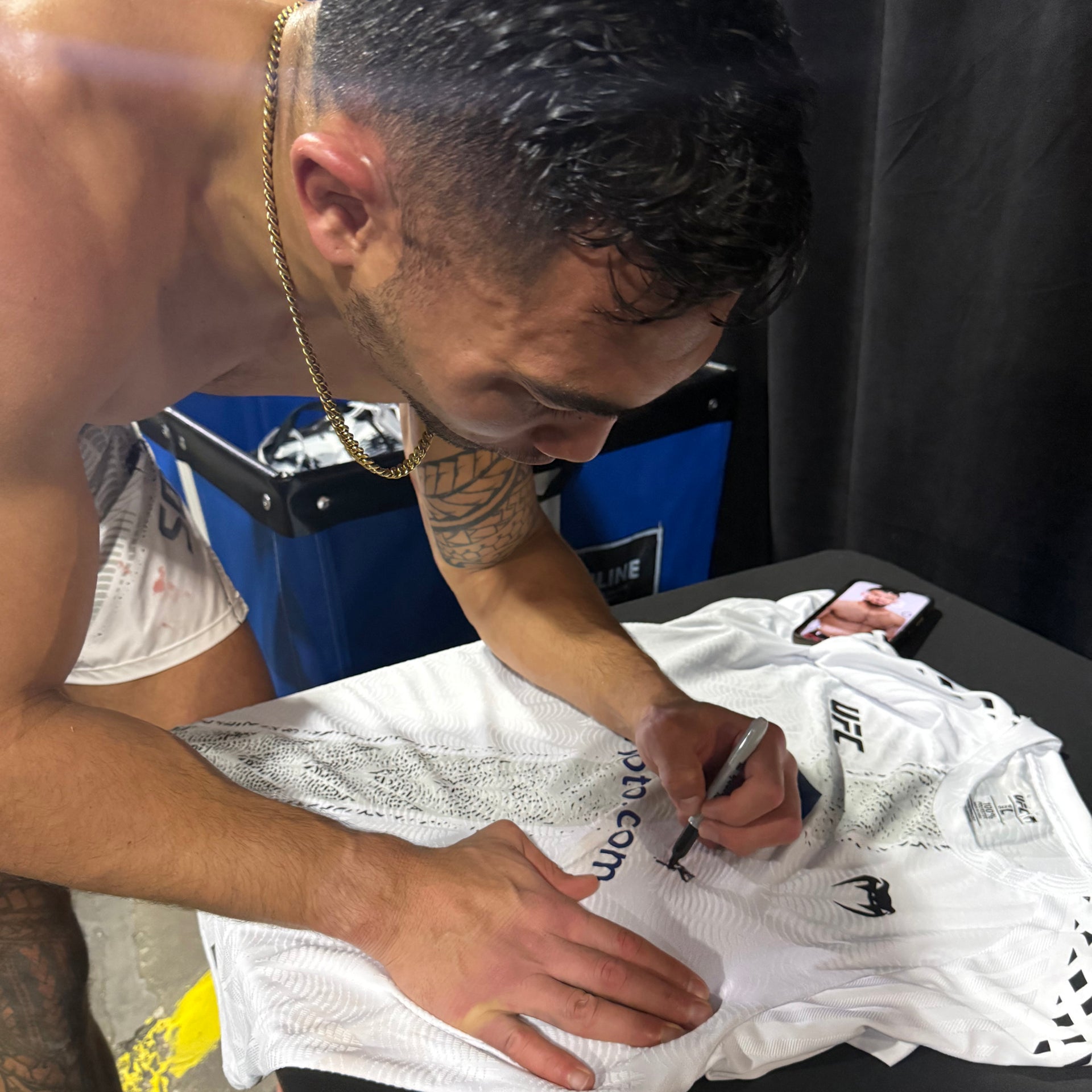 Punahele Soriano Signed 1-of-1 Fight Worn Jersey UFC Fight Night: Strickland vs Hernandez