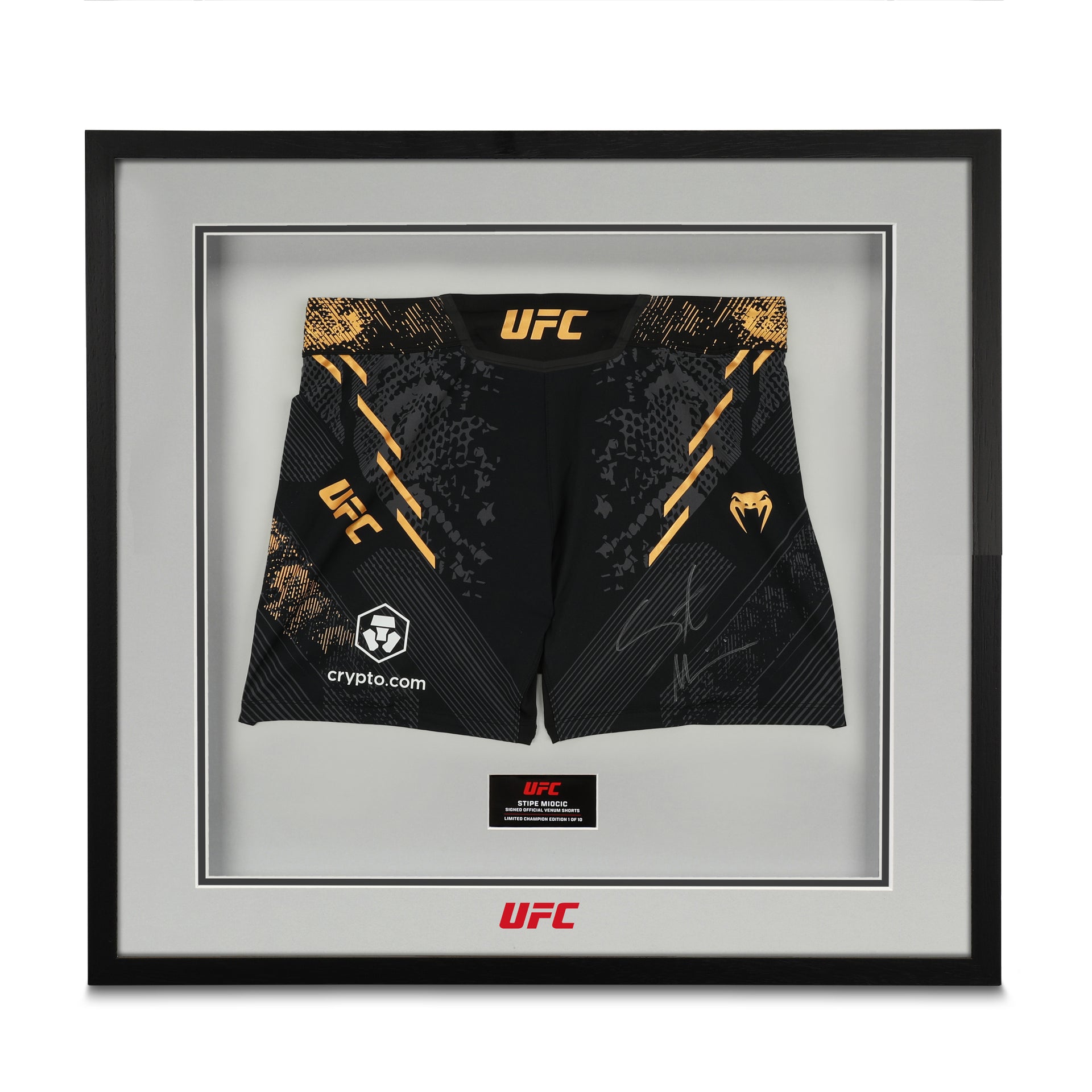 Stipe Miocic Signed UFC Adrenaline Venum Shorts