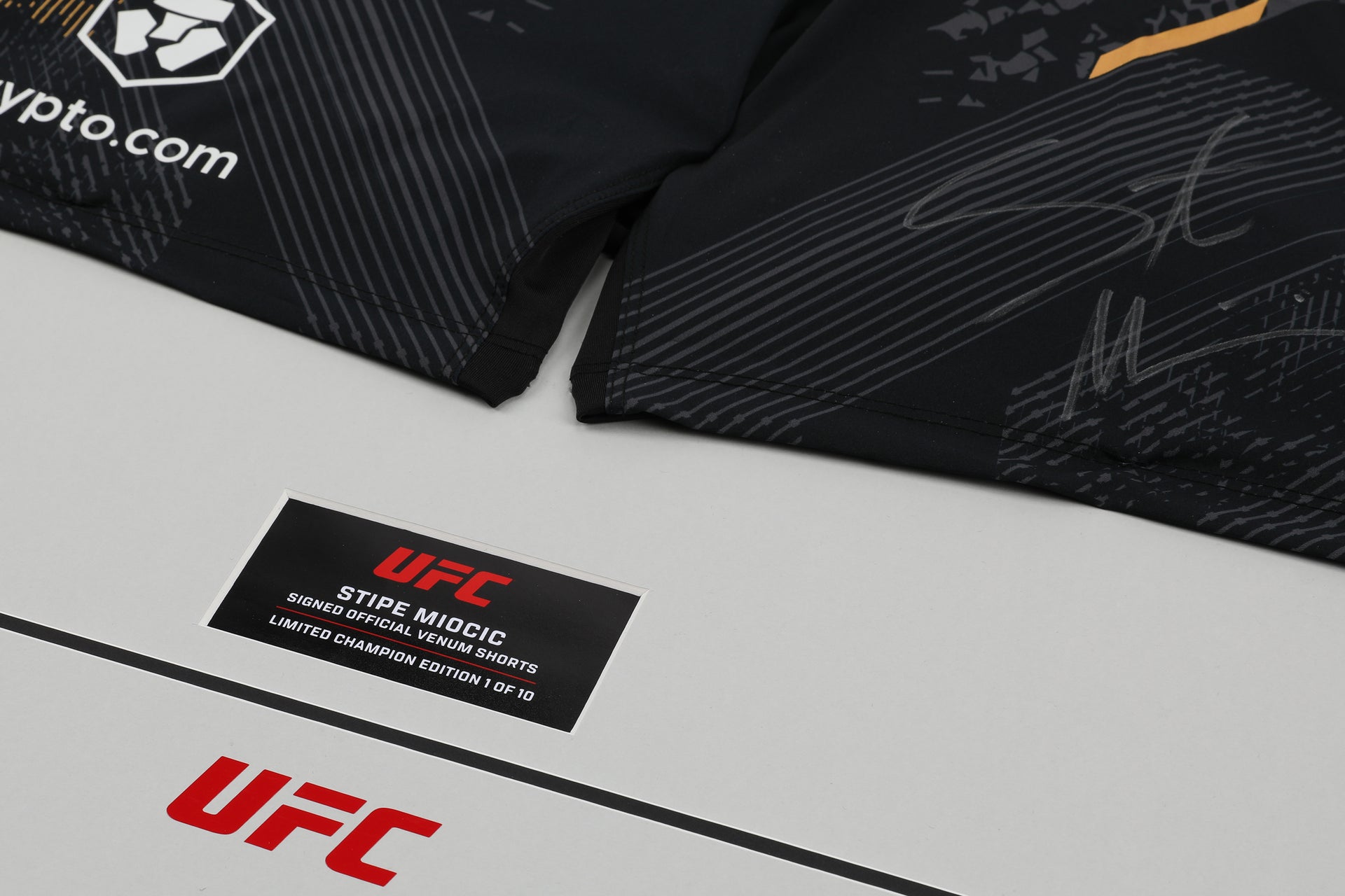 Stipe Miocic Signed UFC Adrenaline Venum Shorts