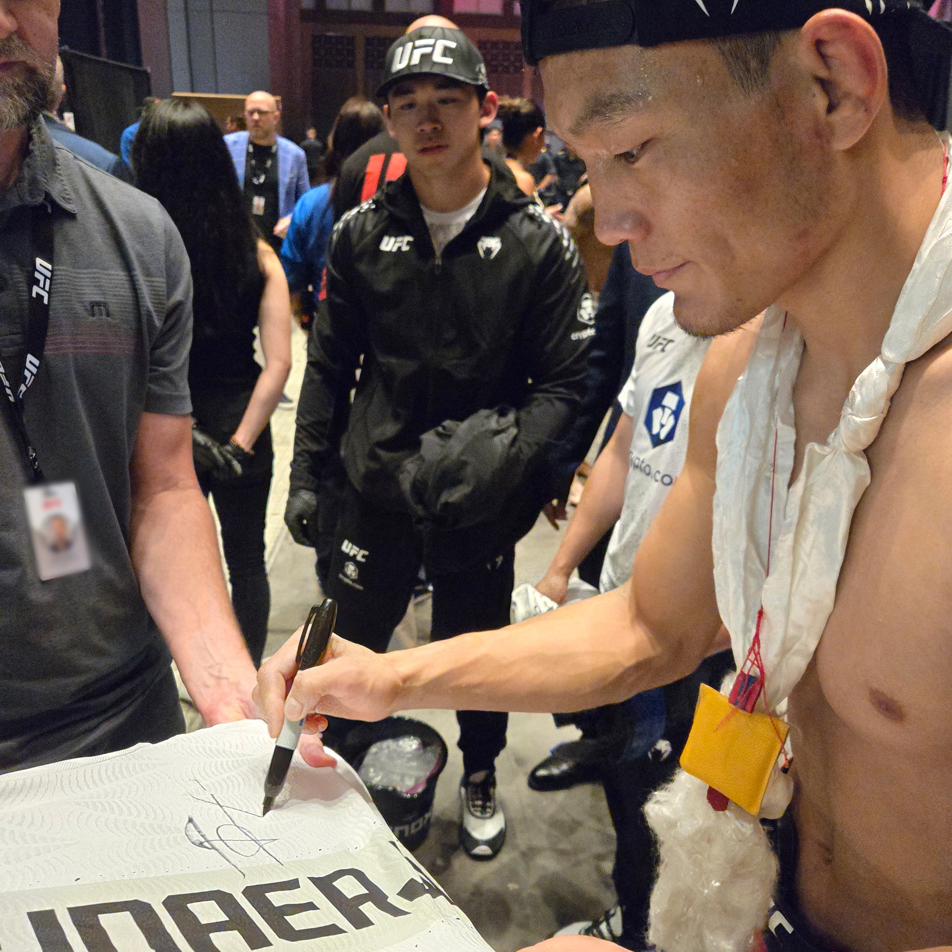 Su Mudaerji Signed 1-of-1 Fight Worn Jersey UFC Fight Night: Song vs Figueiredo