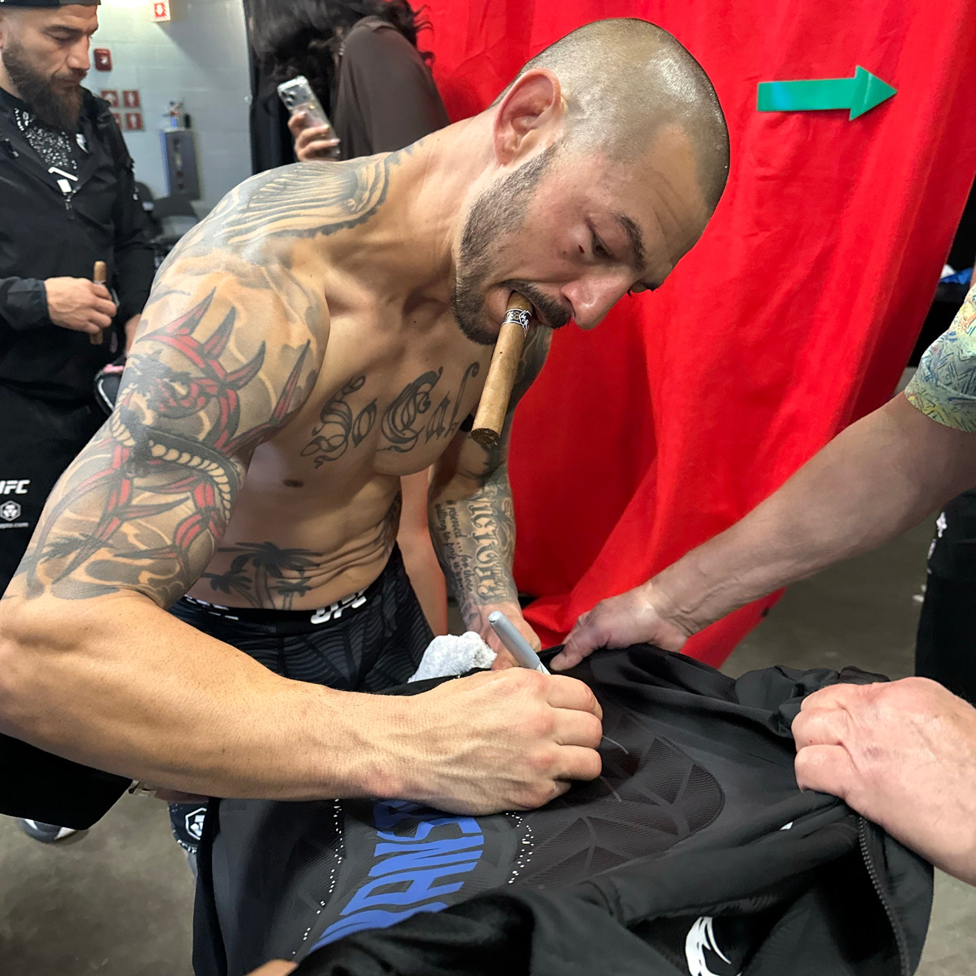 Cub Swanson Signed 1-of-1 Fight Worn Hoodie UFC 327: Procházka vs Ulberg