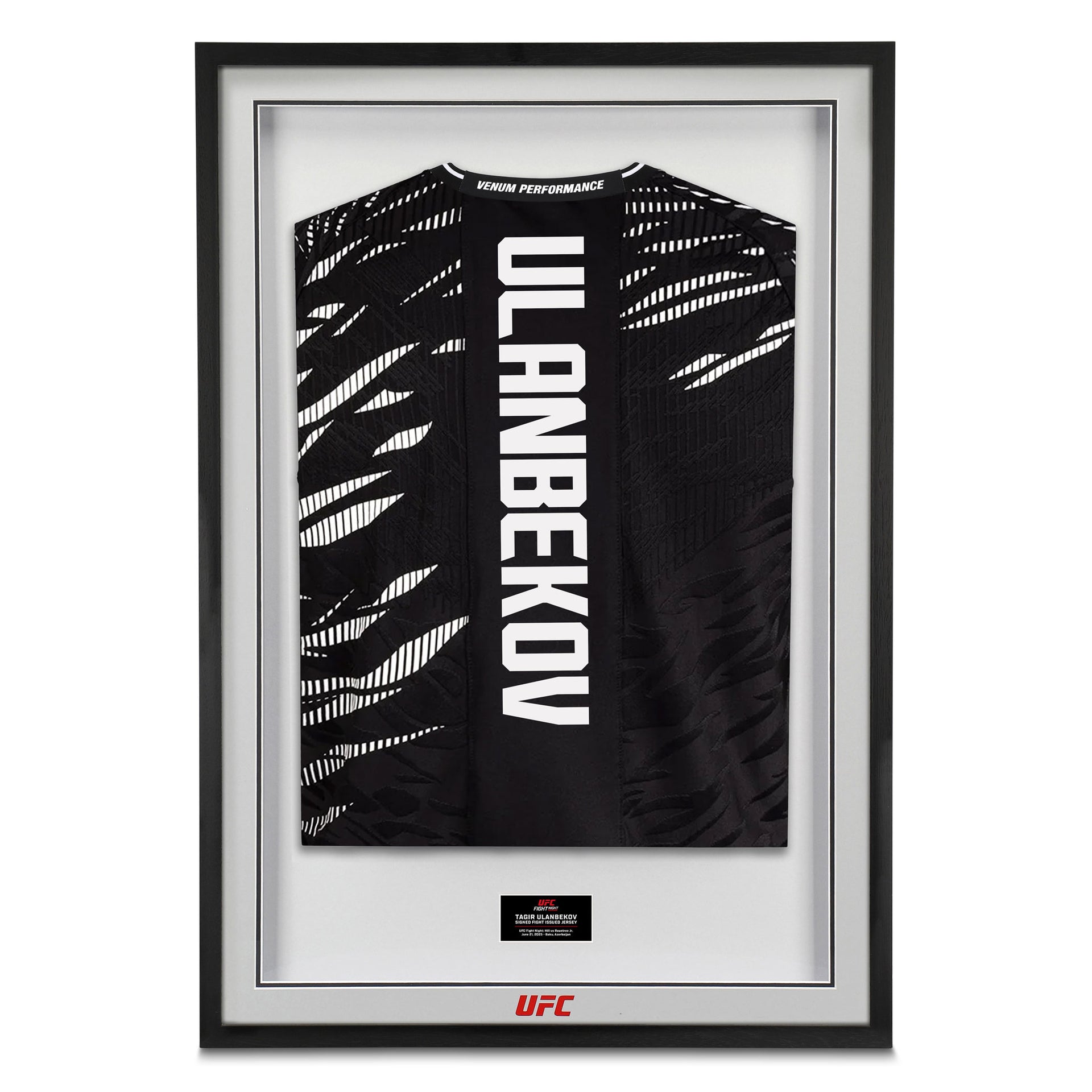 Tagir Ulanbekov Signed 1-of-1 Fight Issued Jersey UFC Fight Night: Hill vs Rountree Jr